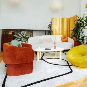 Baxter Abstract Modern Area Rug