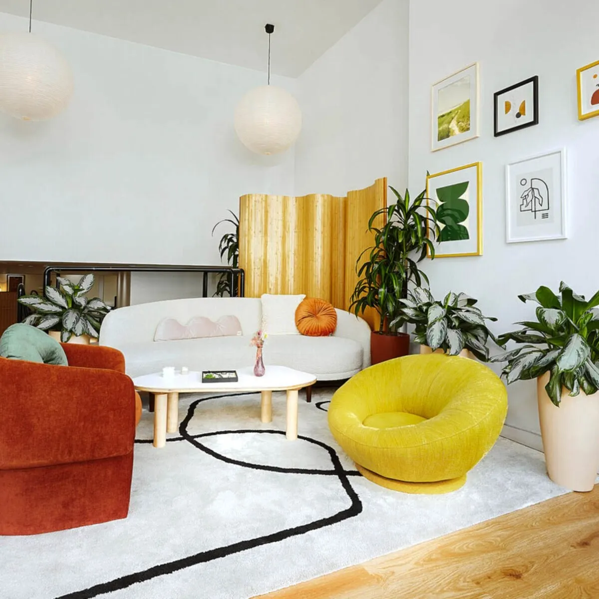 Baxter Abstract Modern Area Rug