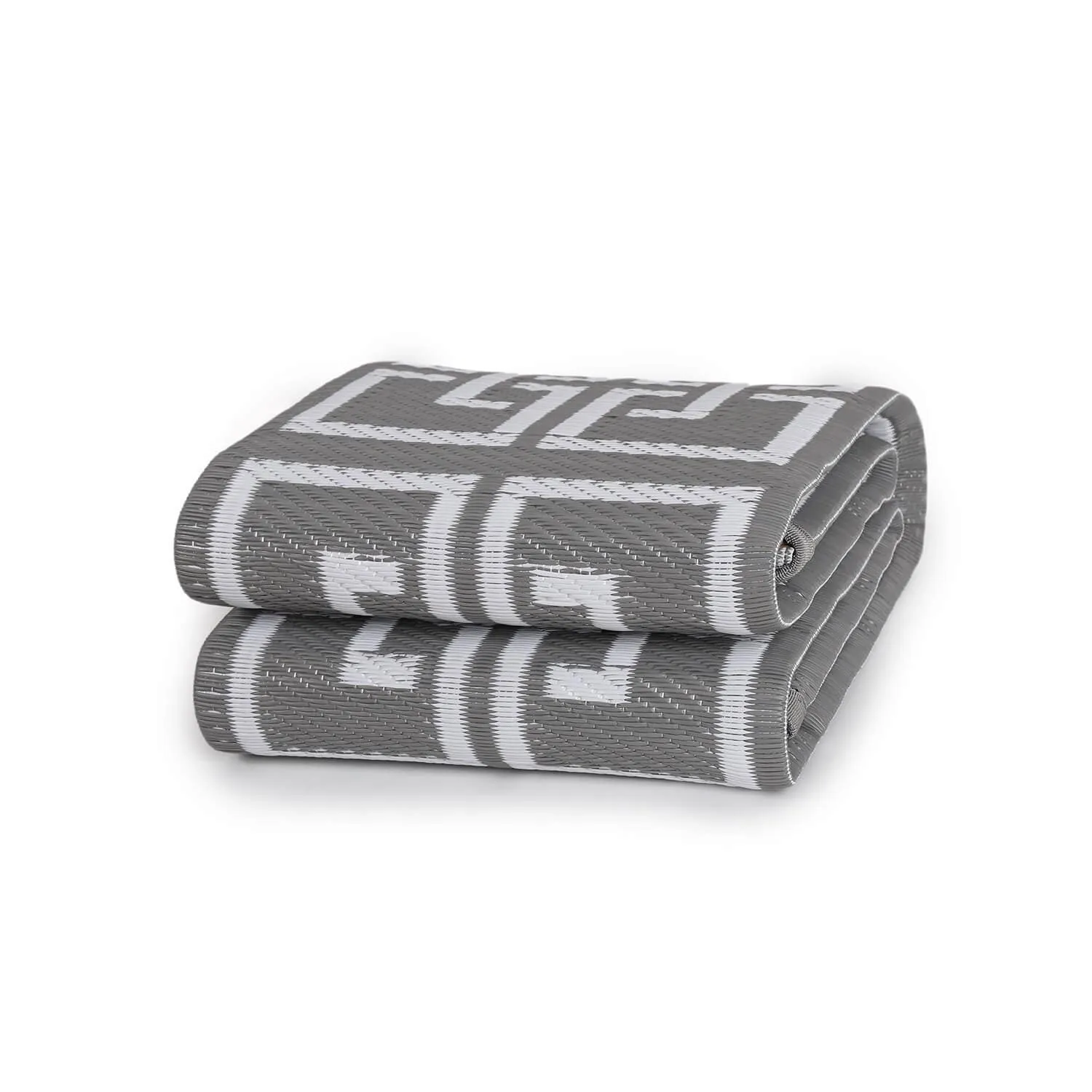 Beverly Rug Geometric Greek Key Outdoor Rug Waterproof for Patio. RV Camping