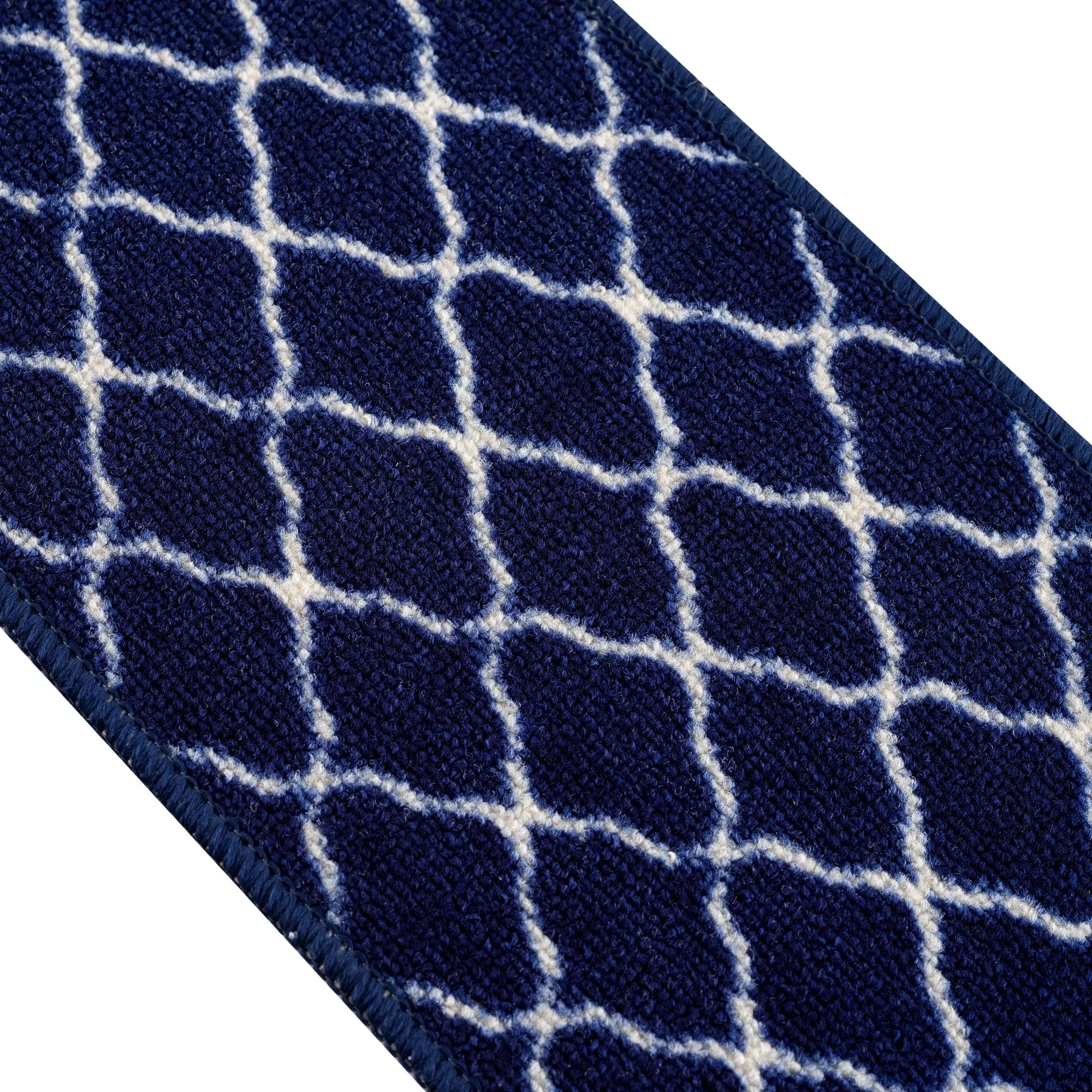 Beverly Rug Non Slip Carpet Stair Treads 8.5x26 Trellis Pattern