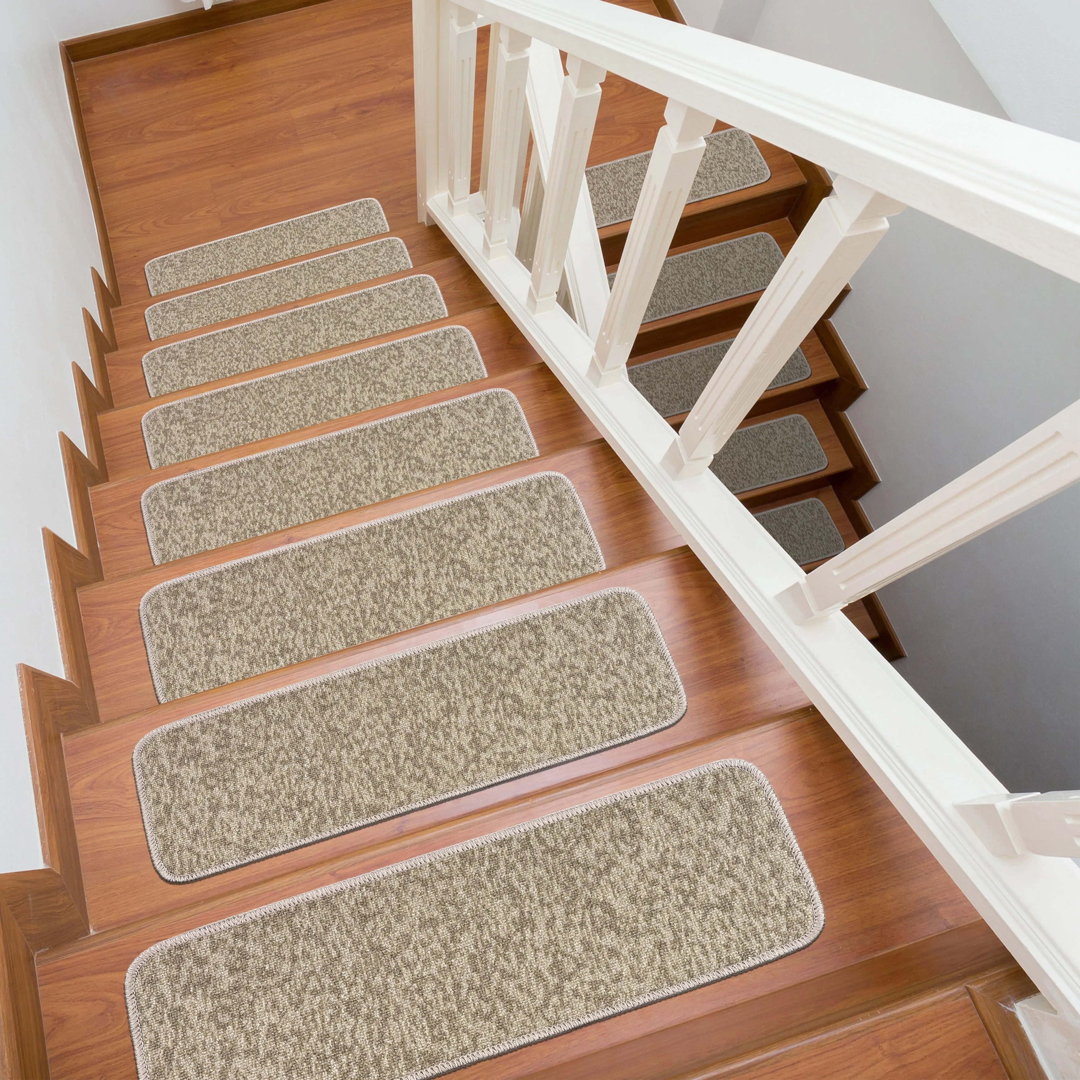 Beverly Rug Stair Runners for Wooden Steps. Stair Treads Carpet Non Slip. 8.5''x26''