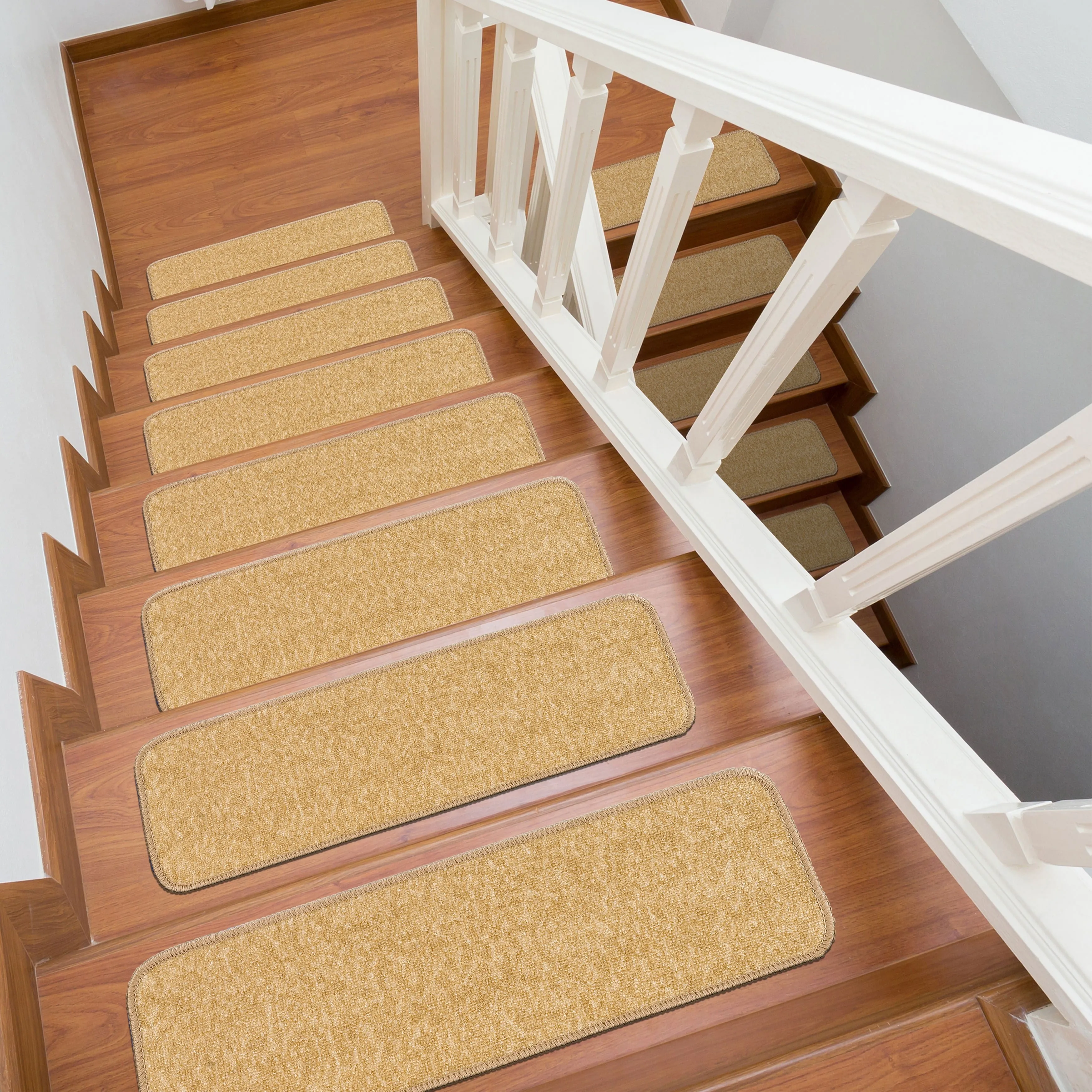 Beverly Rug Stair Runners for Wooden Steps. Stair Treads Carpet Non Slip. 8.5''x26''