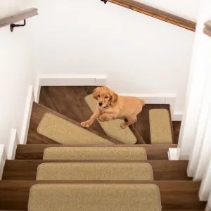 Beverly Rug Stair Runners for Wooden Steps. Stair Treads Carpet Non Slip. 8.5''x26''
