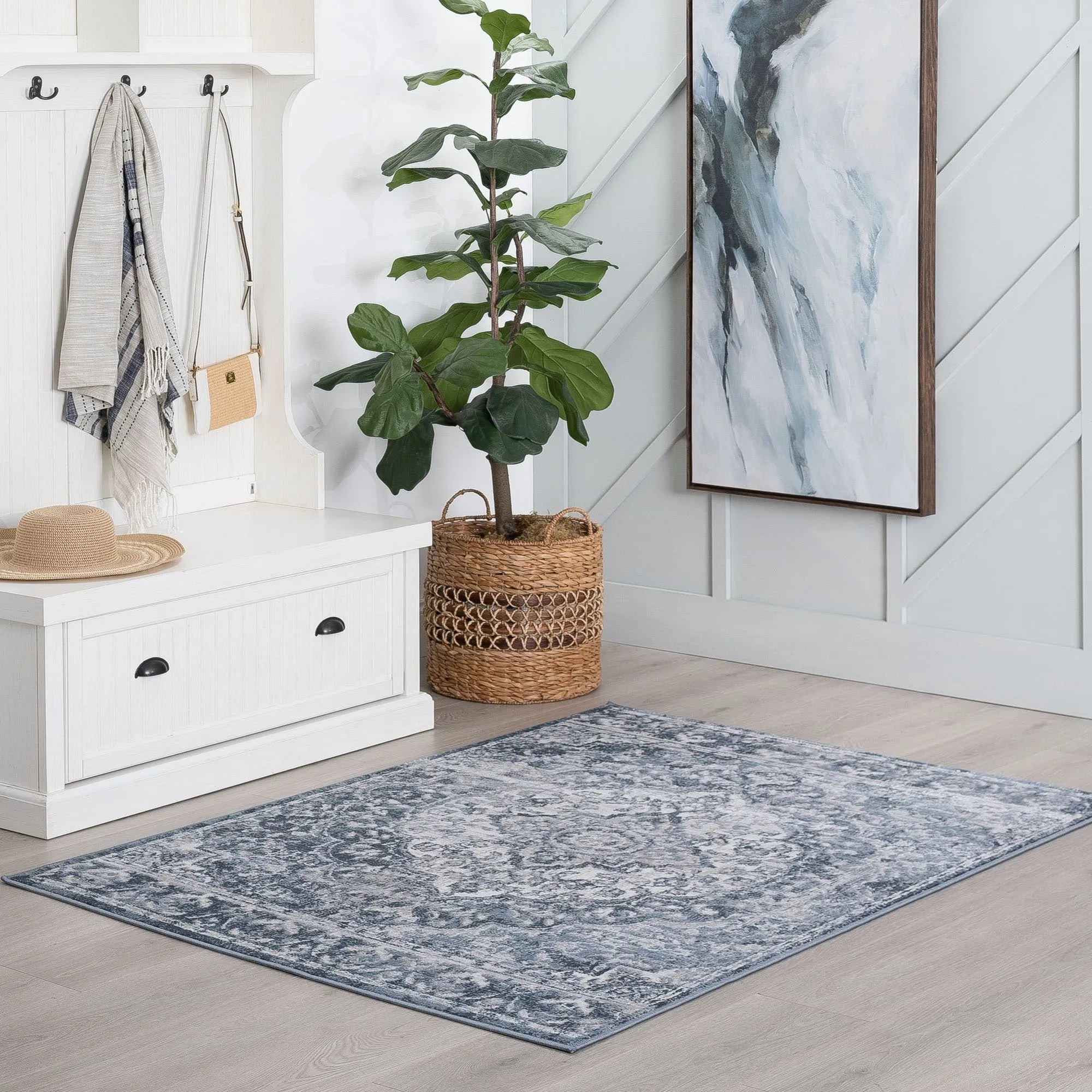Bohemian Medallion Area Rug or Runner - Rugs for Living Room Bedroom Dining Room Kitchen 2x3 / 2x8 / 4x6 / 5x7 / 8x10 / 9x12