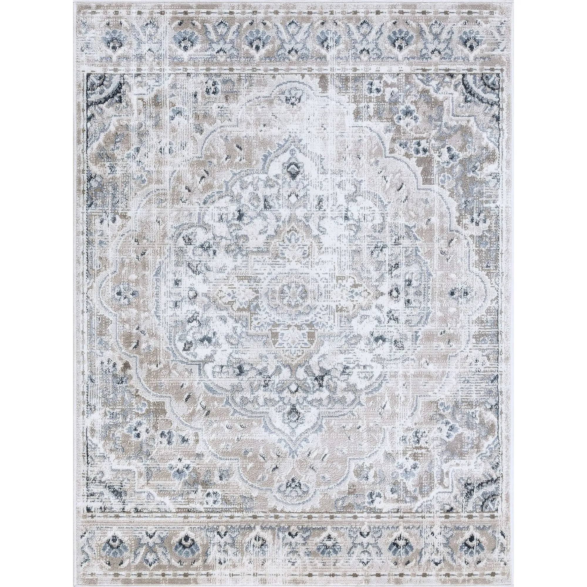 Bohemian Medallion Area Rug or Runner - Rugs for Living Room Bedroom Dining Room Kitchen 2x3 / 2x8 / 4x6 / 5x7 / 8x10 / 9x12