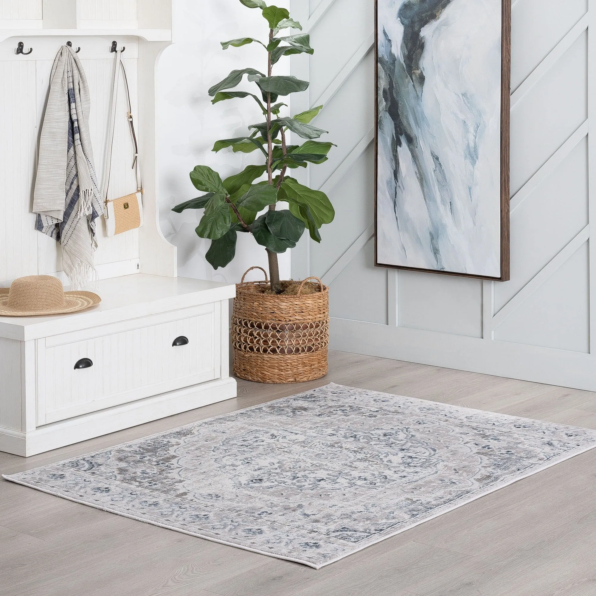 Bohemian Medallion Area Rug or Runner - Rugs for Living Room Bedroom Dining Room Kitchen 2x3 / 2x8 / 4x6 / 5x7 / 8x10 / 9x12