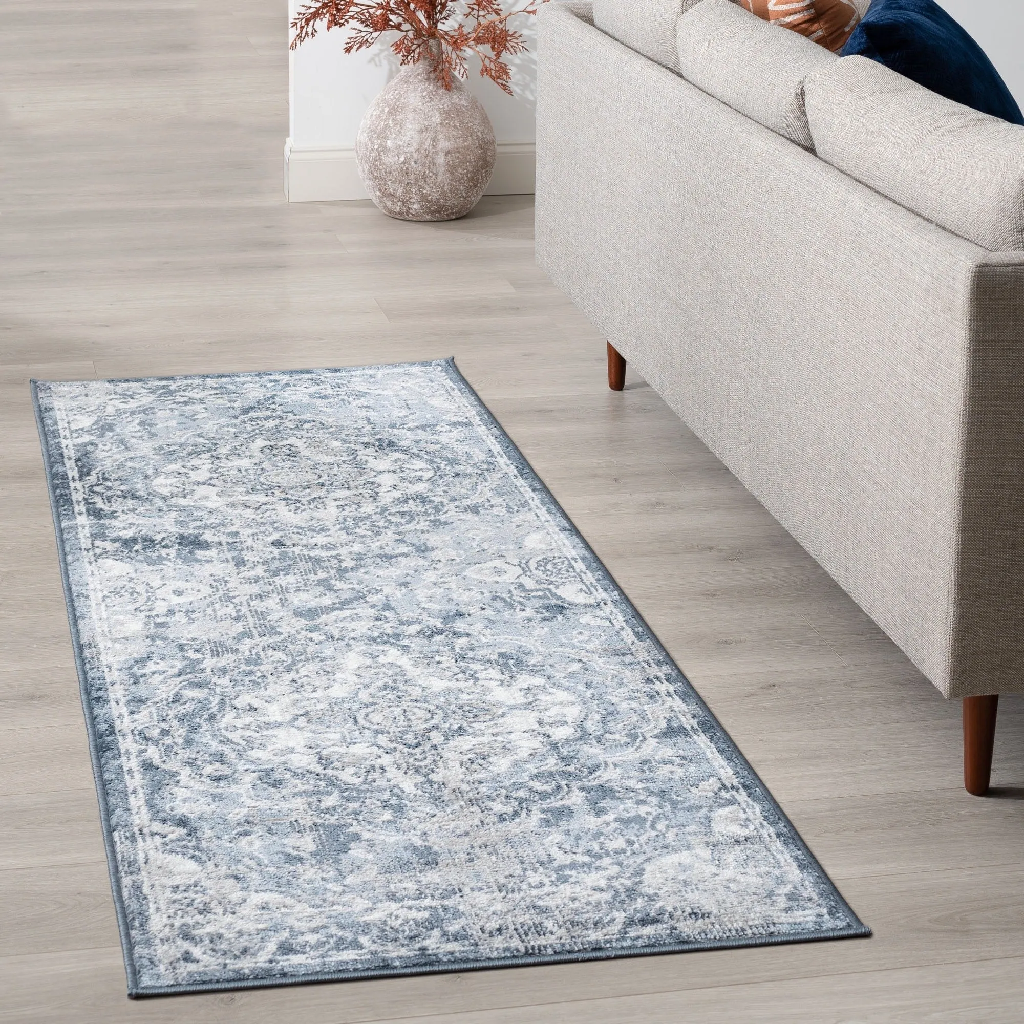 Bohemian Medallion Area Rug or Runner - Rugs for Living Room Bedroom Dining Room Kitchen 2x3 / 2x8 / 4x6 / 5x7 / 8x10 / 9x12