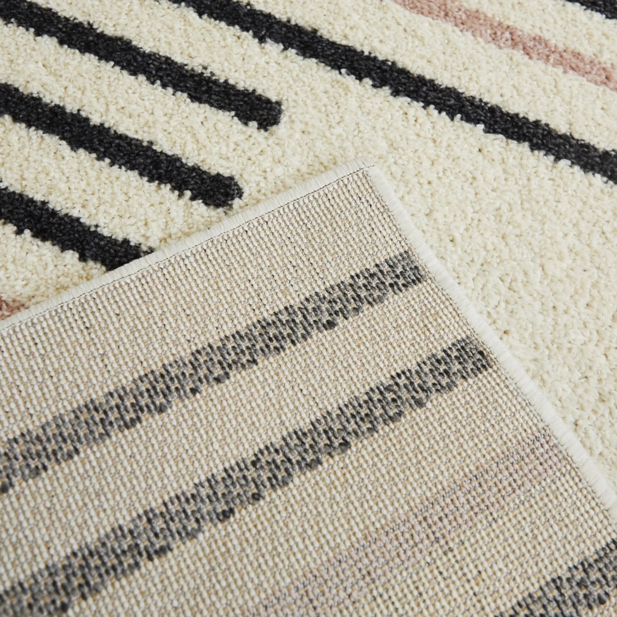 Booth Modern Striped Area Rug