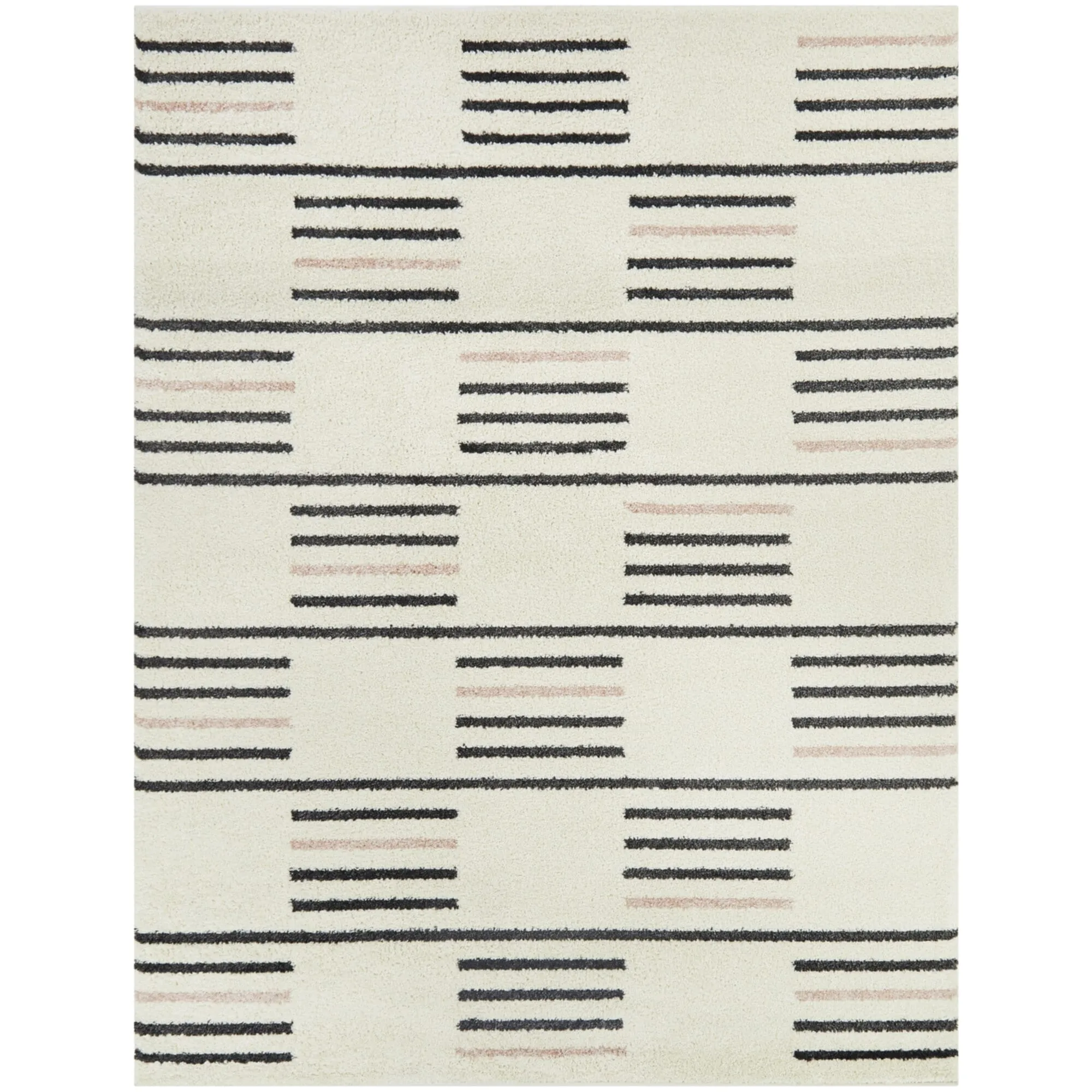 Booth Modern Striped Area Rug