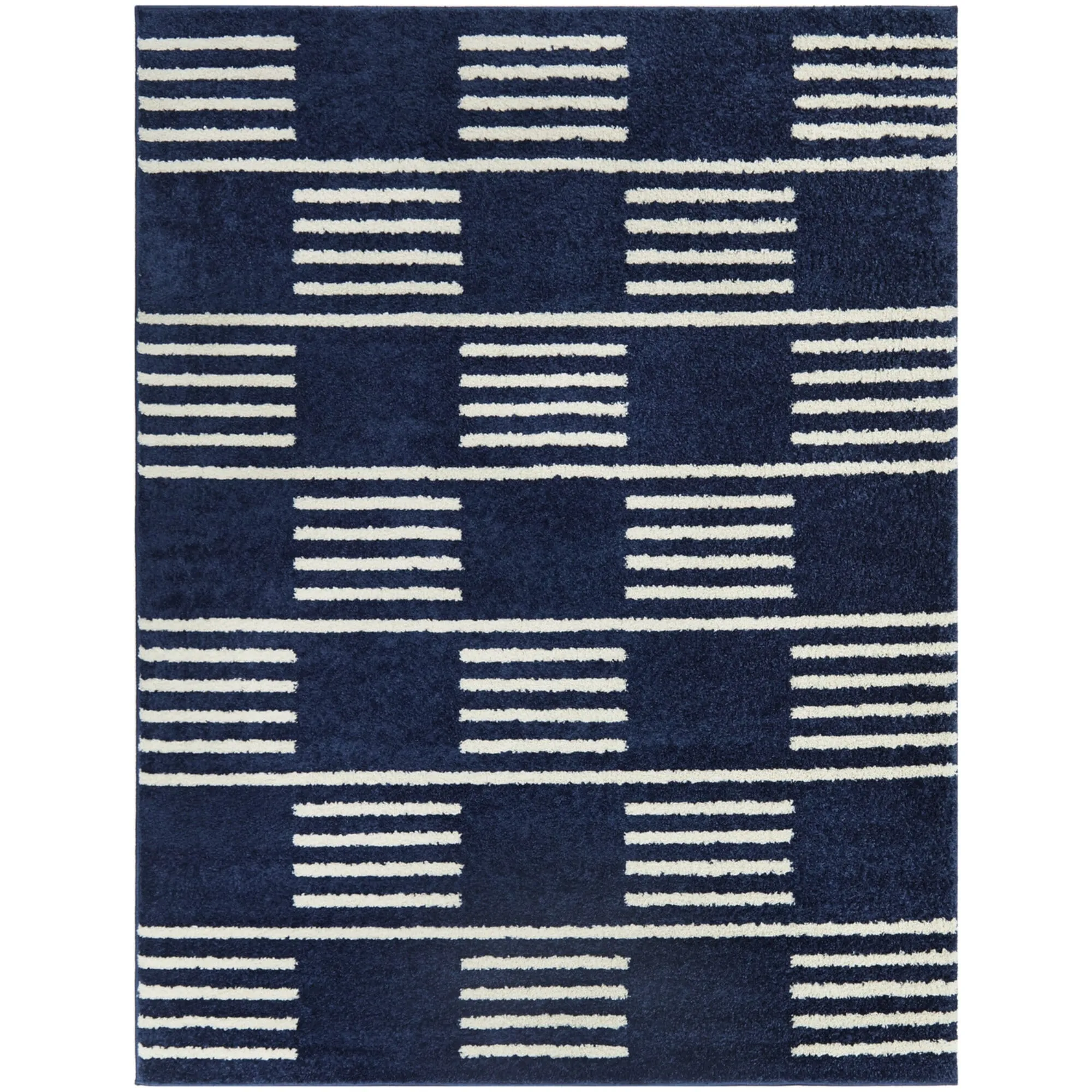 Booth Modern Striped Area Rug
