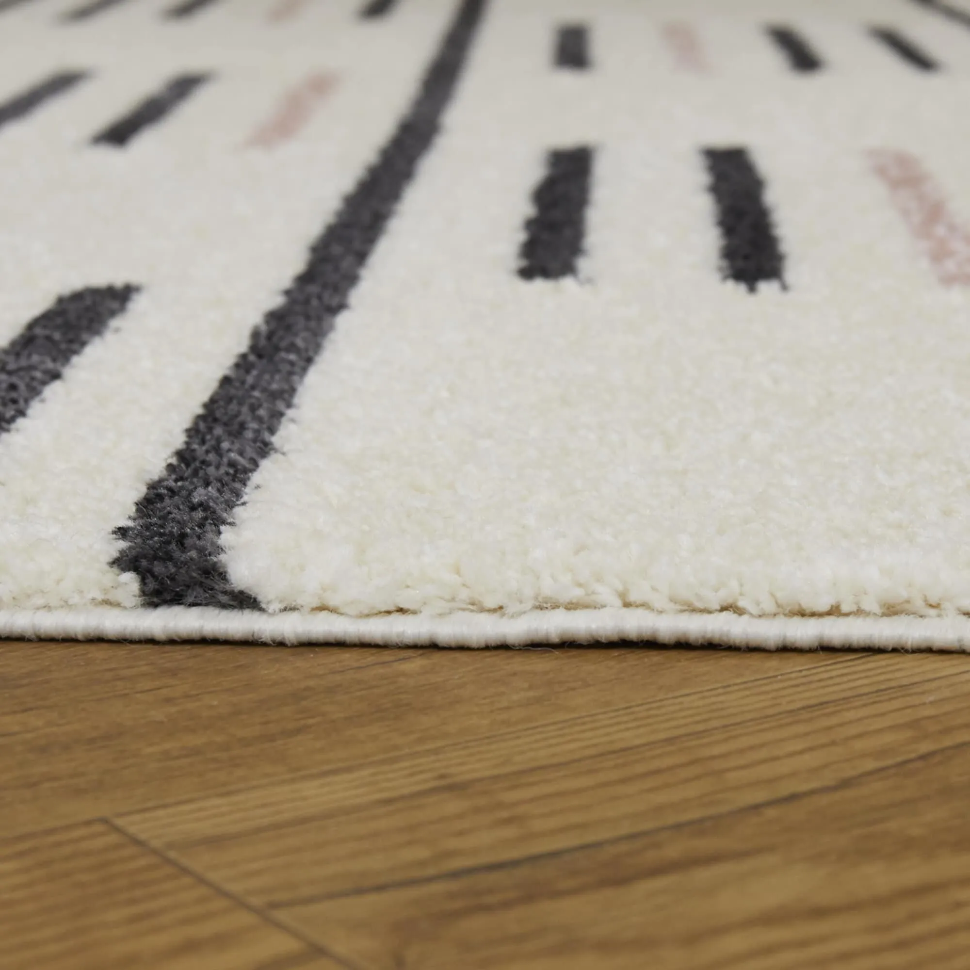Booth Modern Striped Area Rug