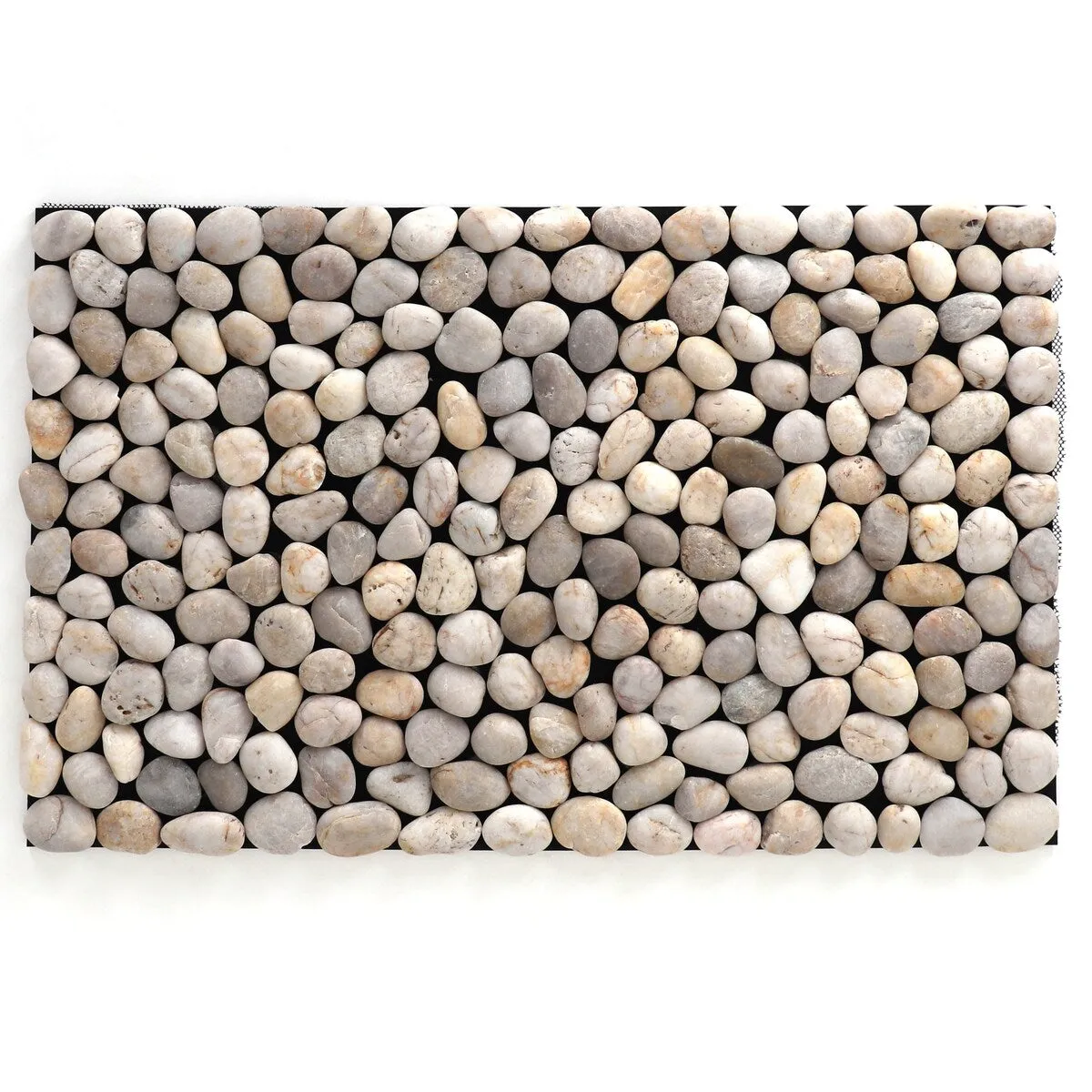 Brook Branch Real Stone Pebble Mat - 19 x 29