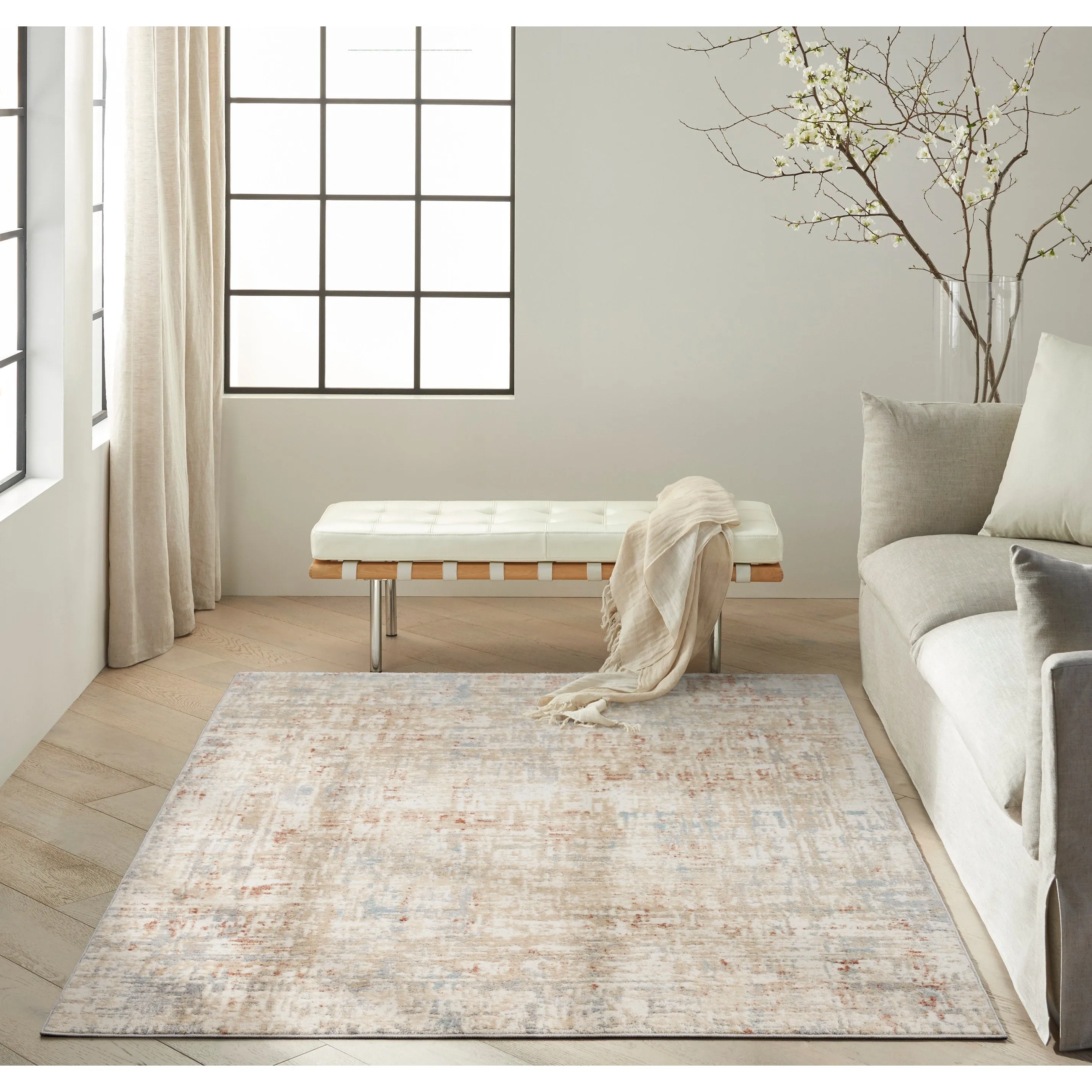 Calvin Klein Enchanting Modern Abstract Area Rug