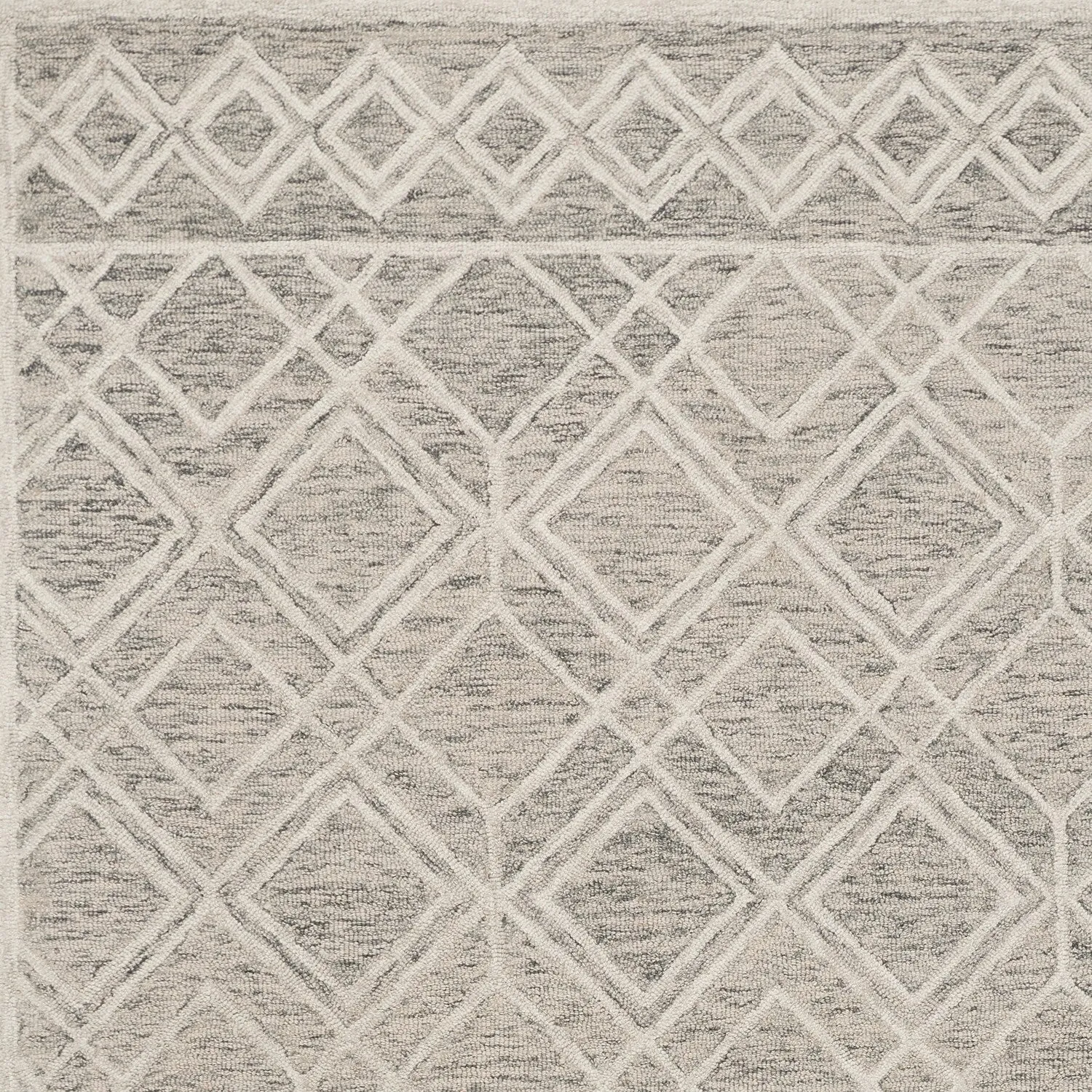Carson Carrington Kullstra Scandinavian Grey Hand-tufted Wool Rug