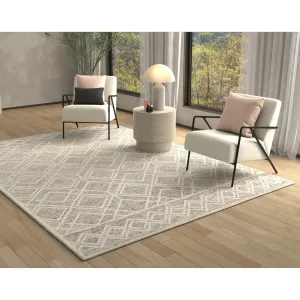 Carson Carrington Kullstra Scandinavian Grey Hand-tufted Wool Rug