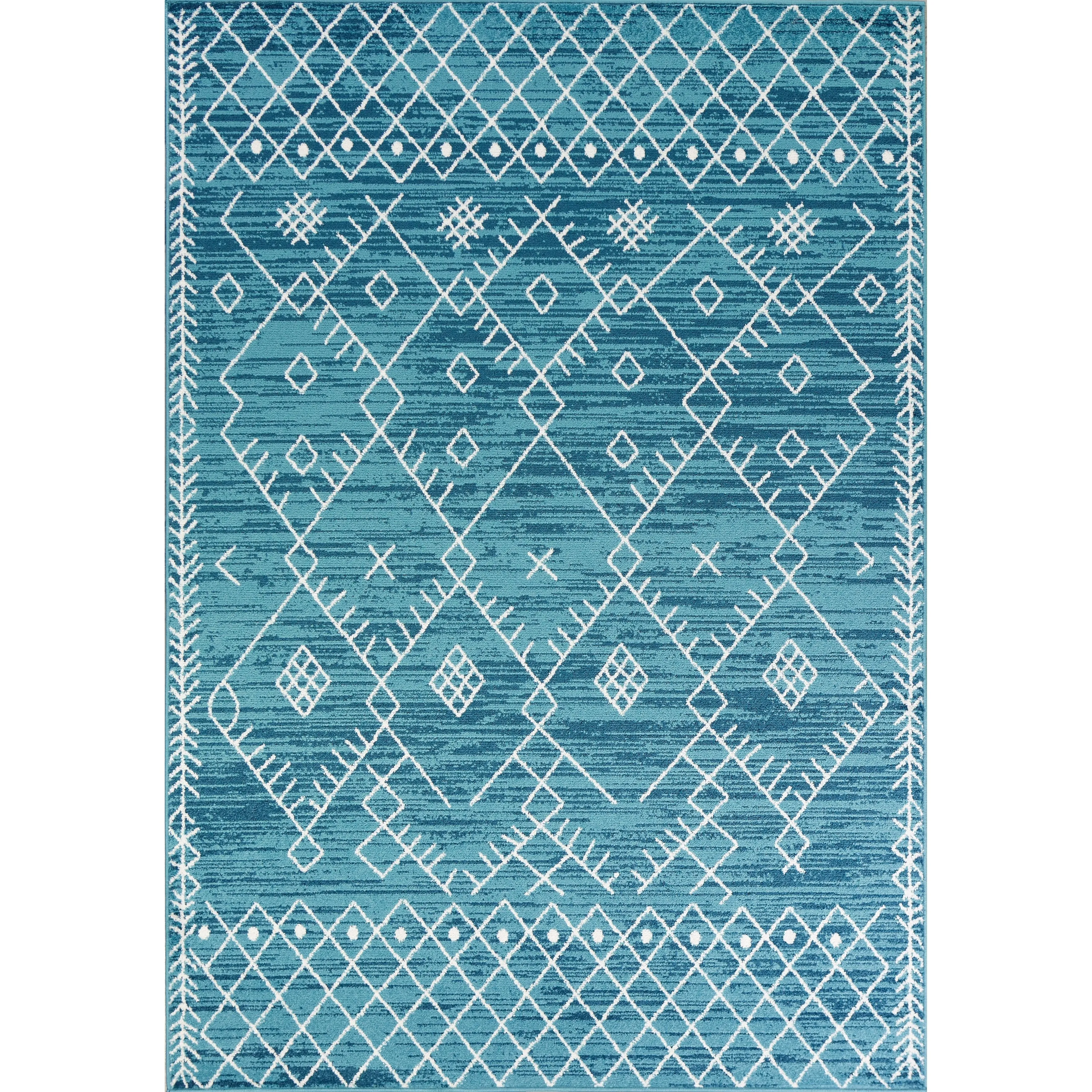 Carson Carrington Preika Distressed Tribal Area Rug