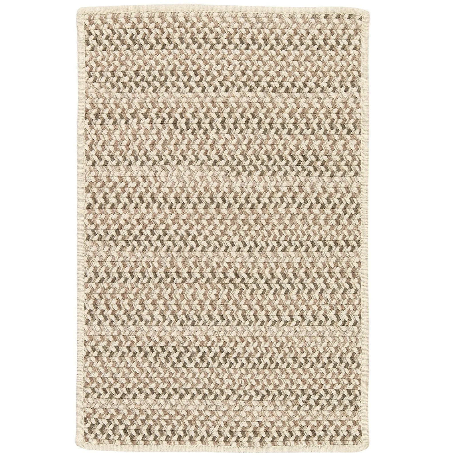 Chapman 100% Wool Multi-Colored Braided Area Rug
