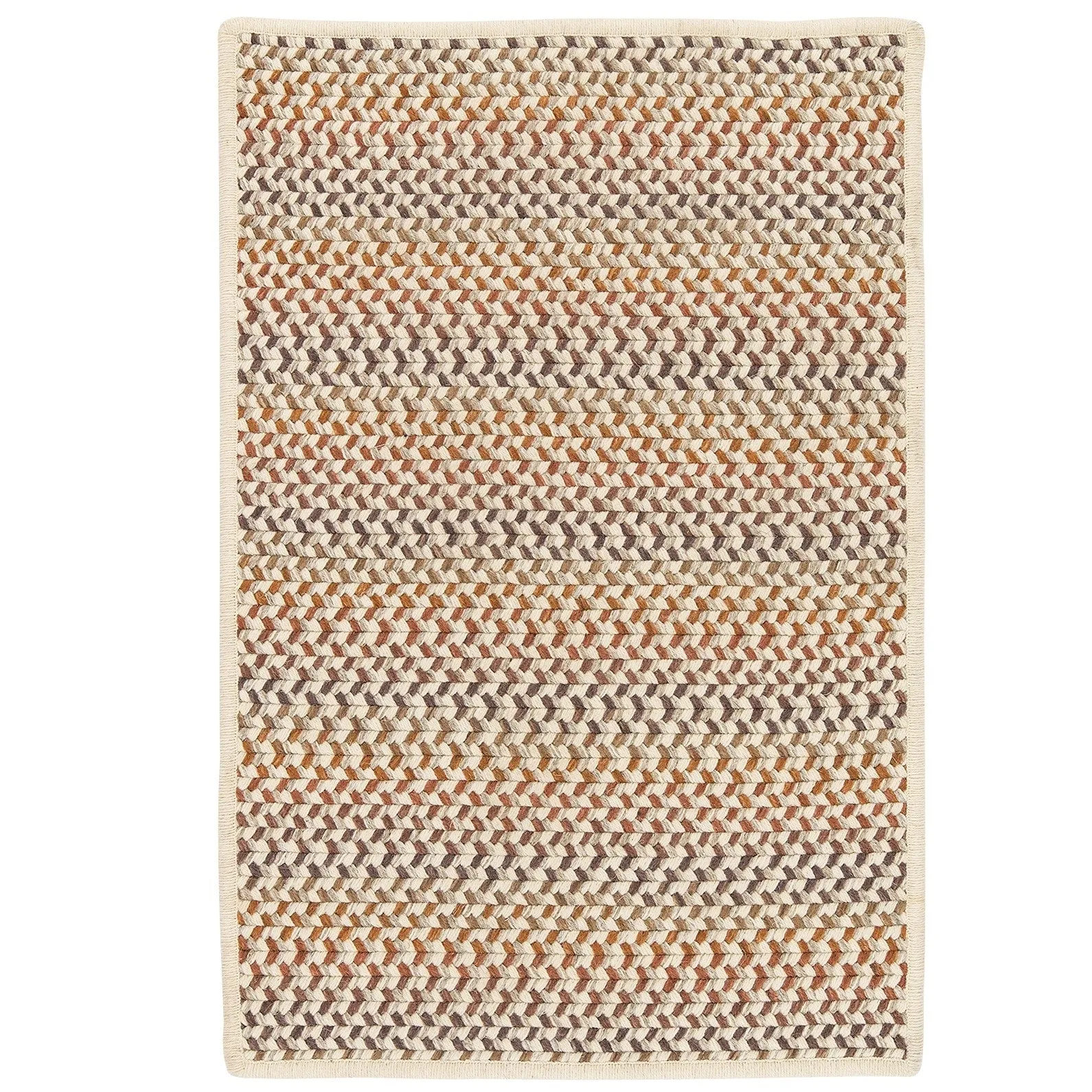 Chapman 100% Wool Multi-Colored Braided Area Rug