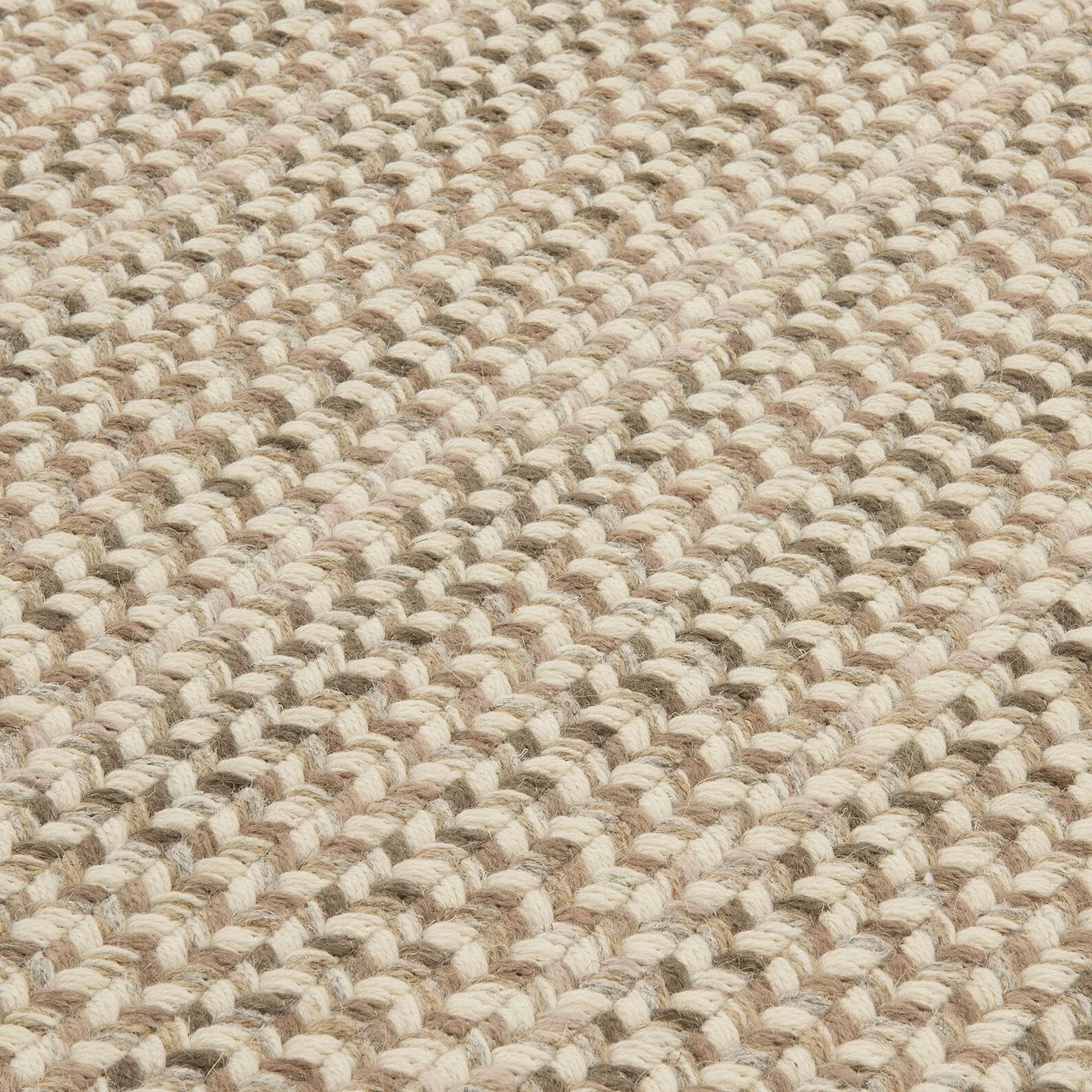 Chapman 100% Wool Multi-Colored Braided Area Rug