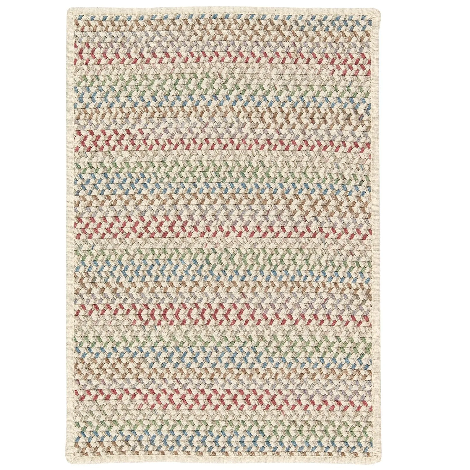 Chapman 100% Wool Multi-Colored Braided Area Rug
