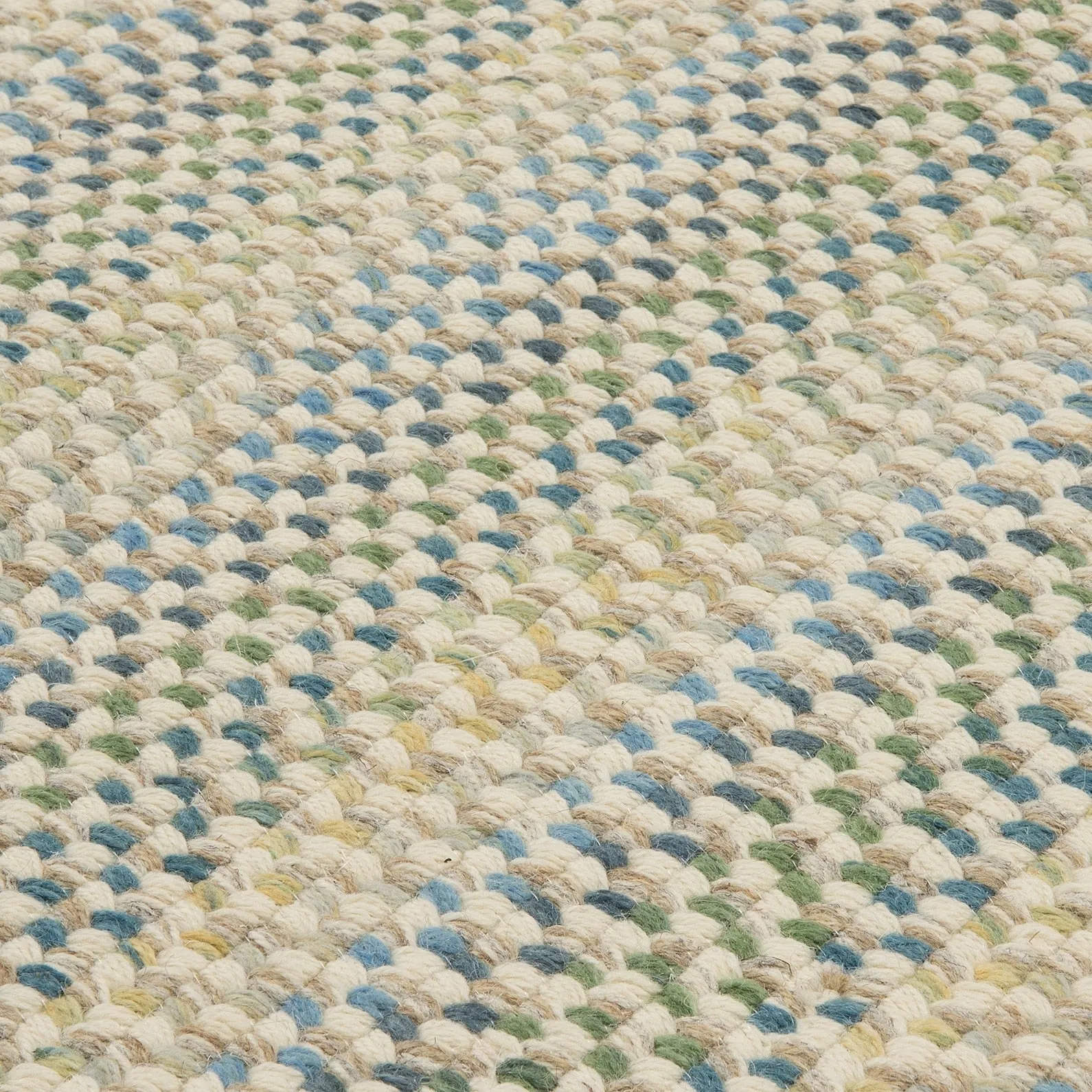 Chapman 100% Wool Multi-Colored Braided Area Rug
