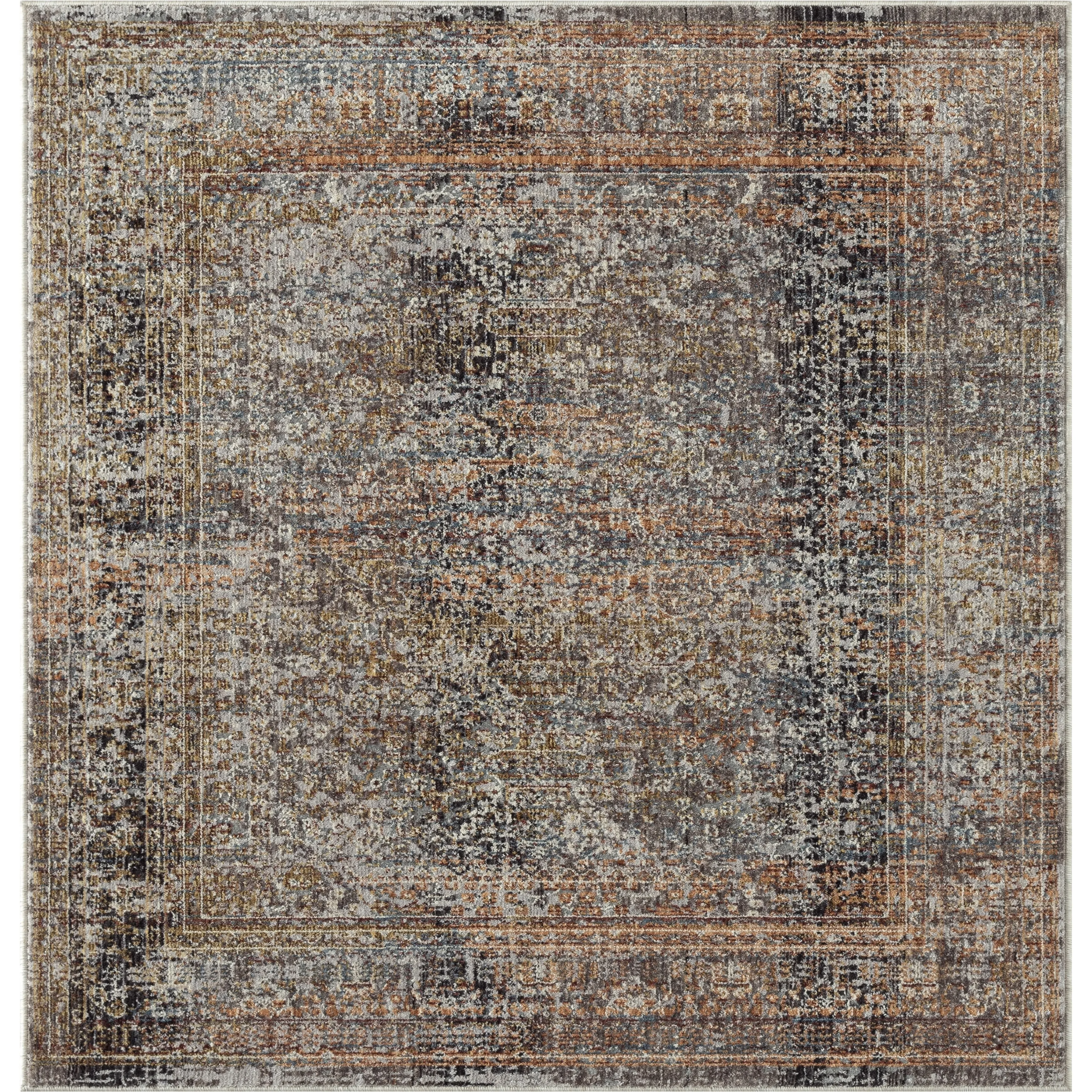 Charcoal / Earth Area Rug