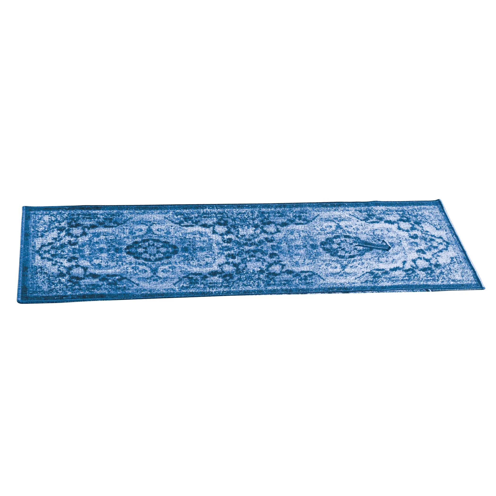 Classic Medallion Design Skid-Resistant Accent Rug