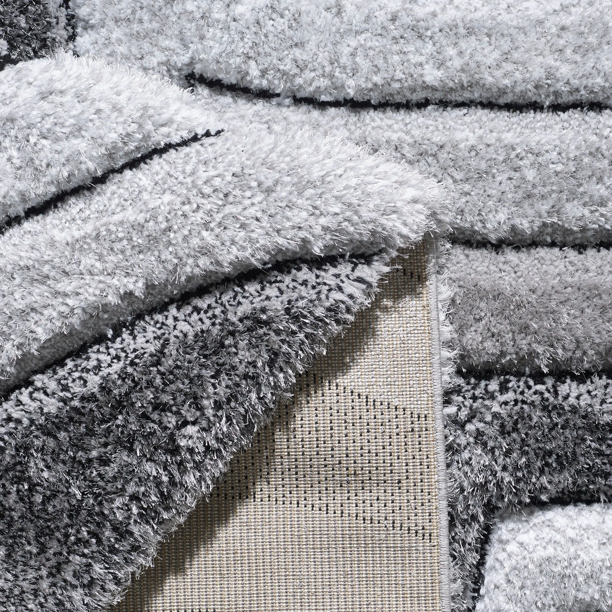Colima Grey Textured Area Rug