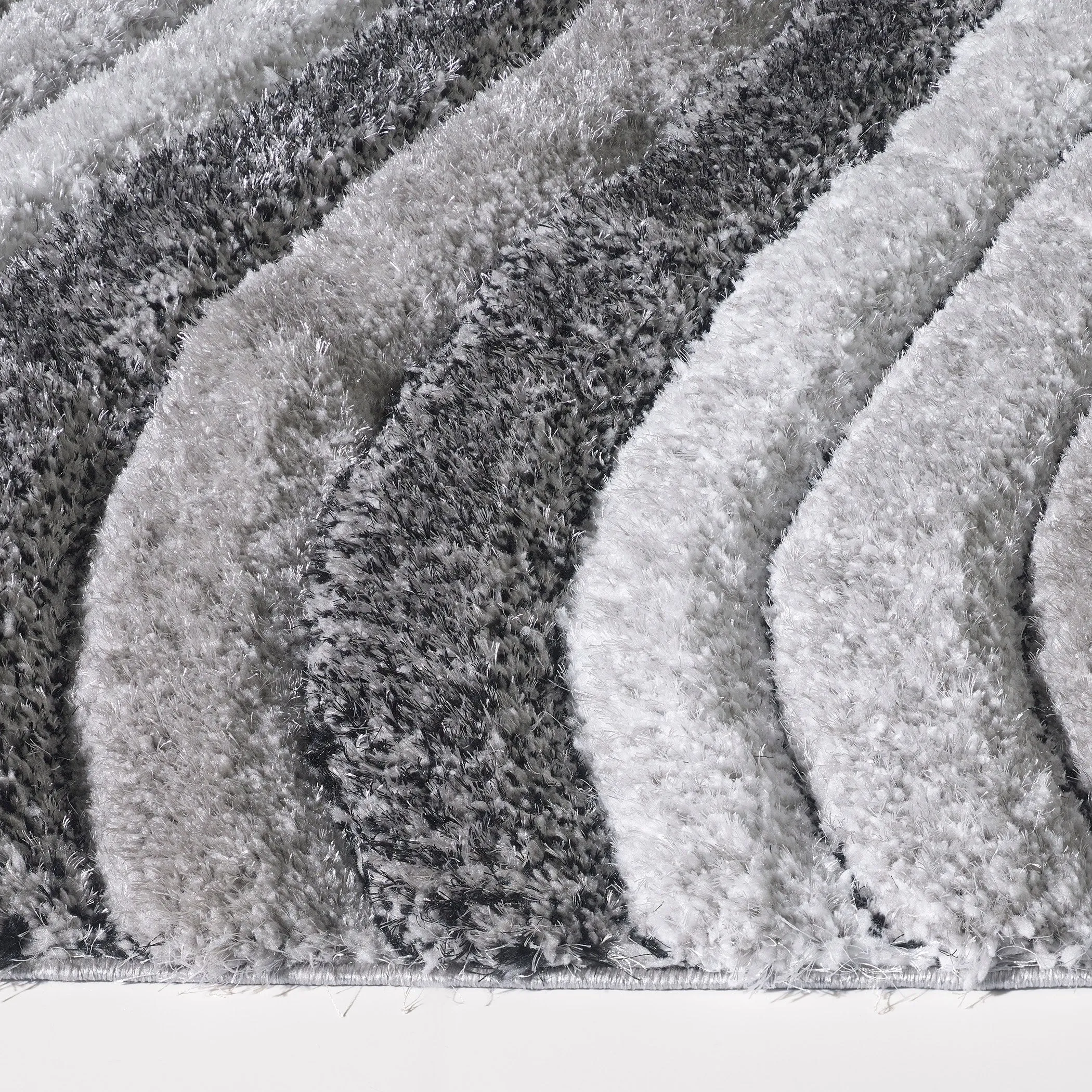 Colima Grey Textured Area Rug