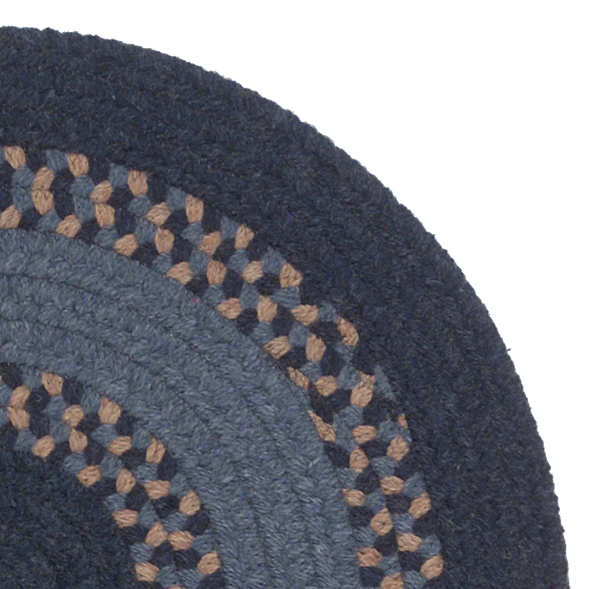 Colonial Mills Corsair Banded Braided Oval Rug