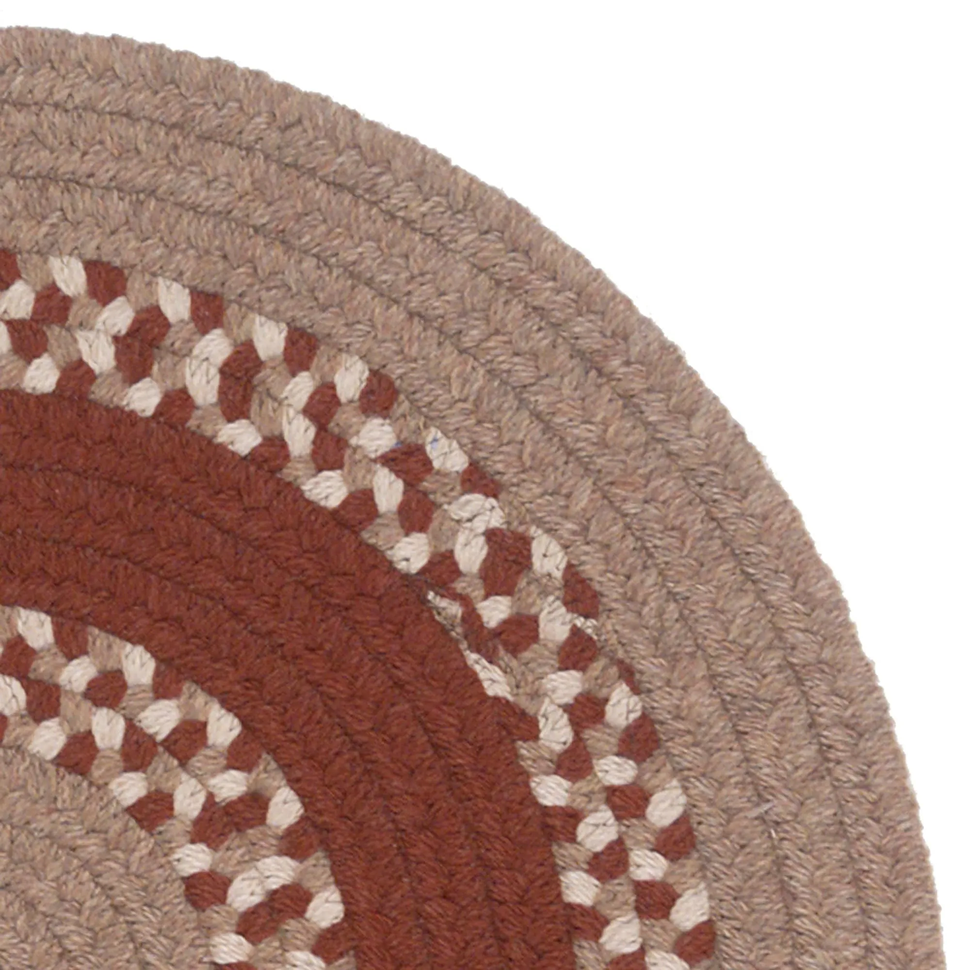 Colonial Mills Corsair Banded Braided Oval Rug