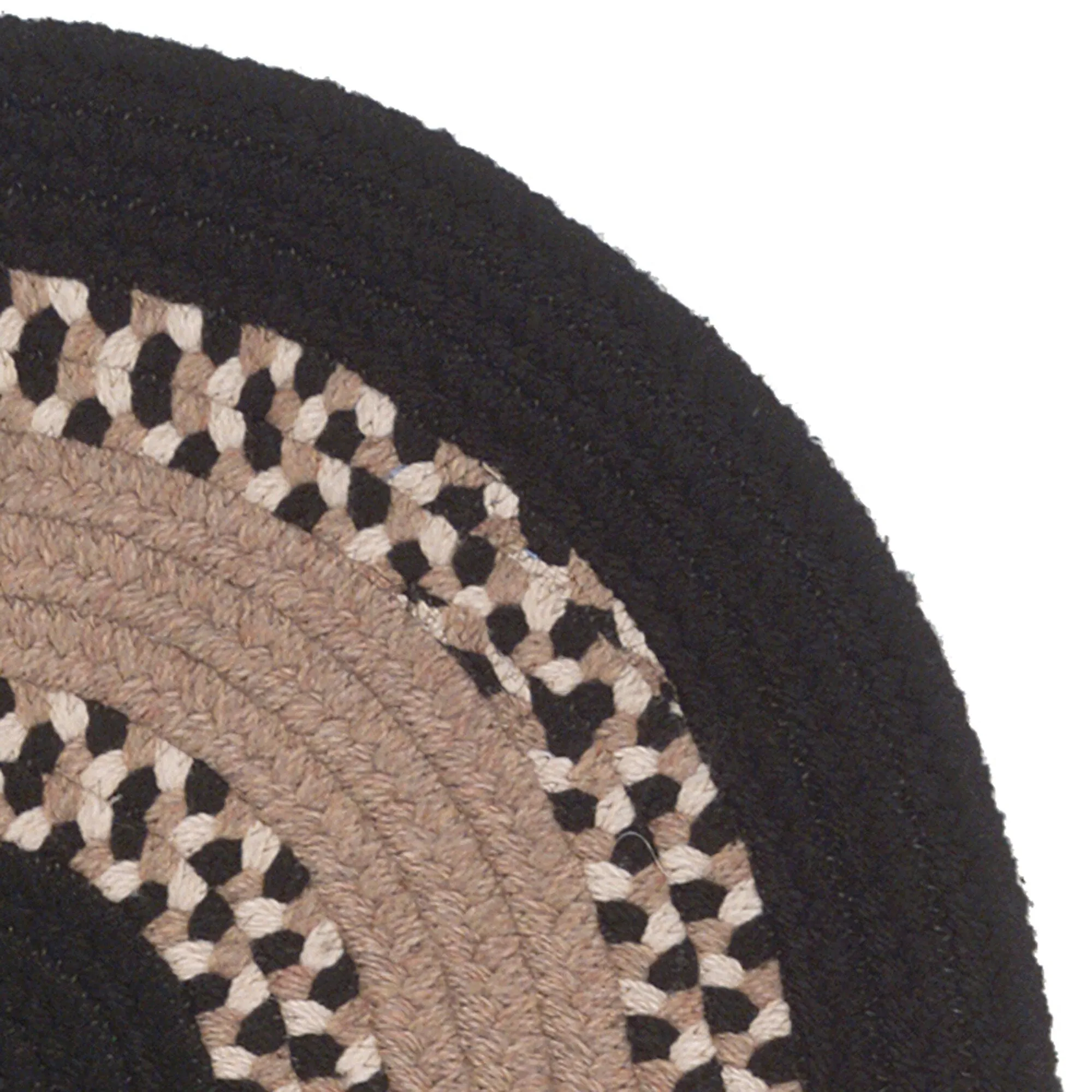Colonial Mills Corsair Banded Braided Oval Rug