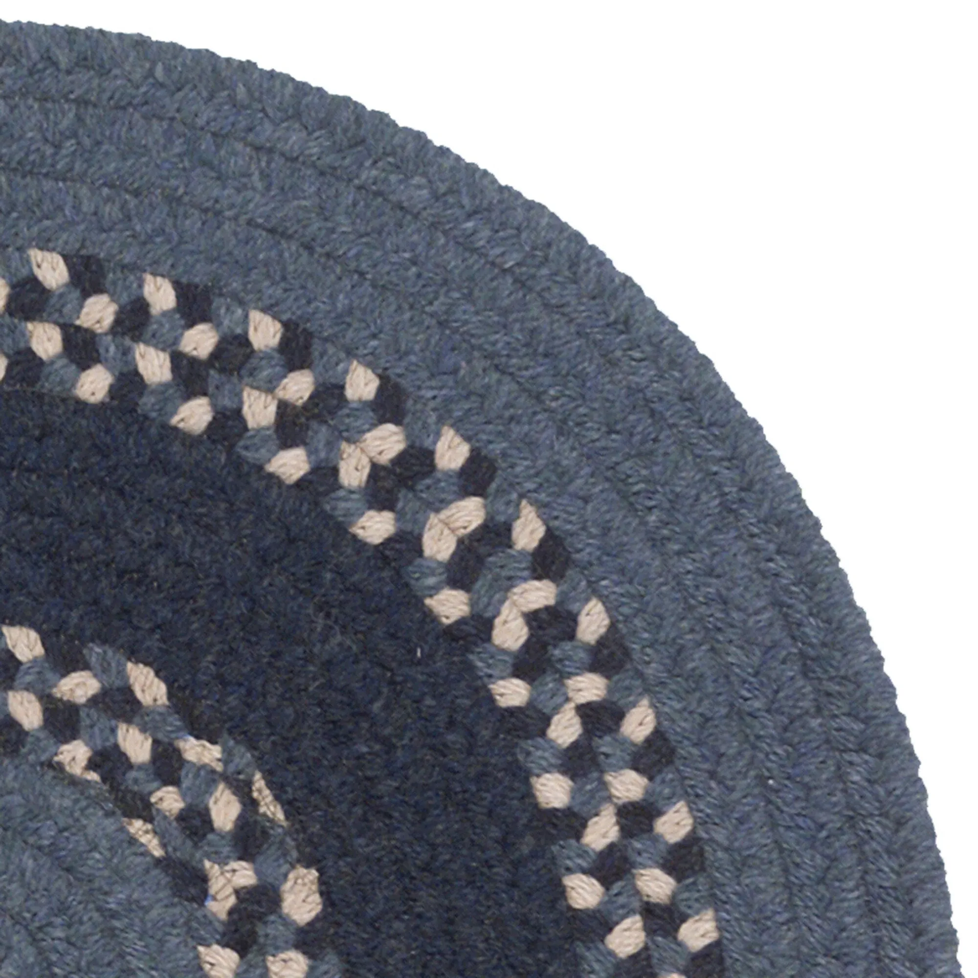 Colonial Mills Corsair Banded Braided Oval Rug