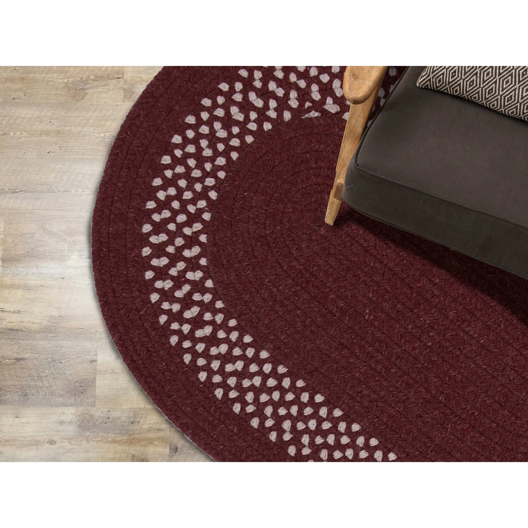 Colonial Mills Grano Indoor Wool Blend Braided Rug