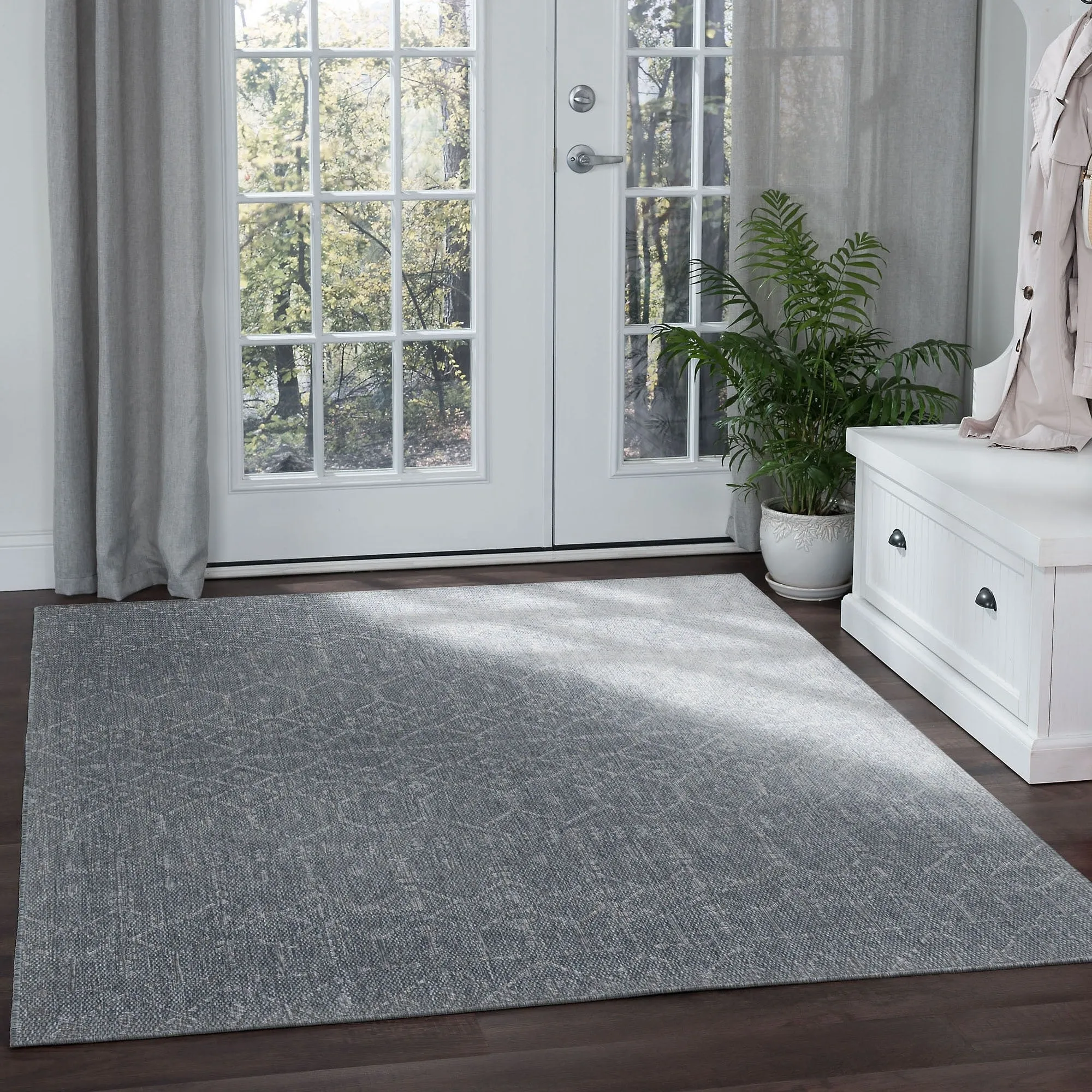 Colonnade Farmhouse Geometric Indoor/Outdoor Area Rug