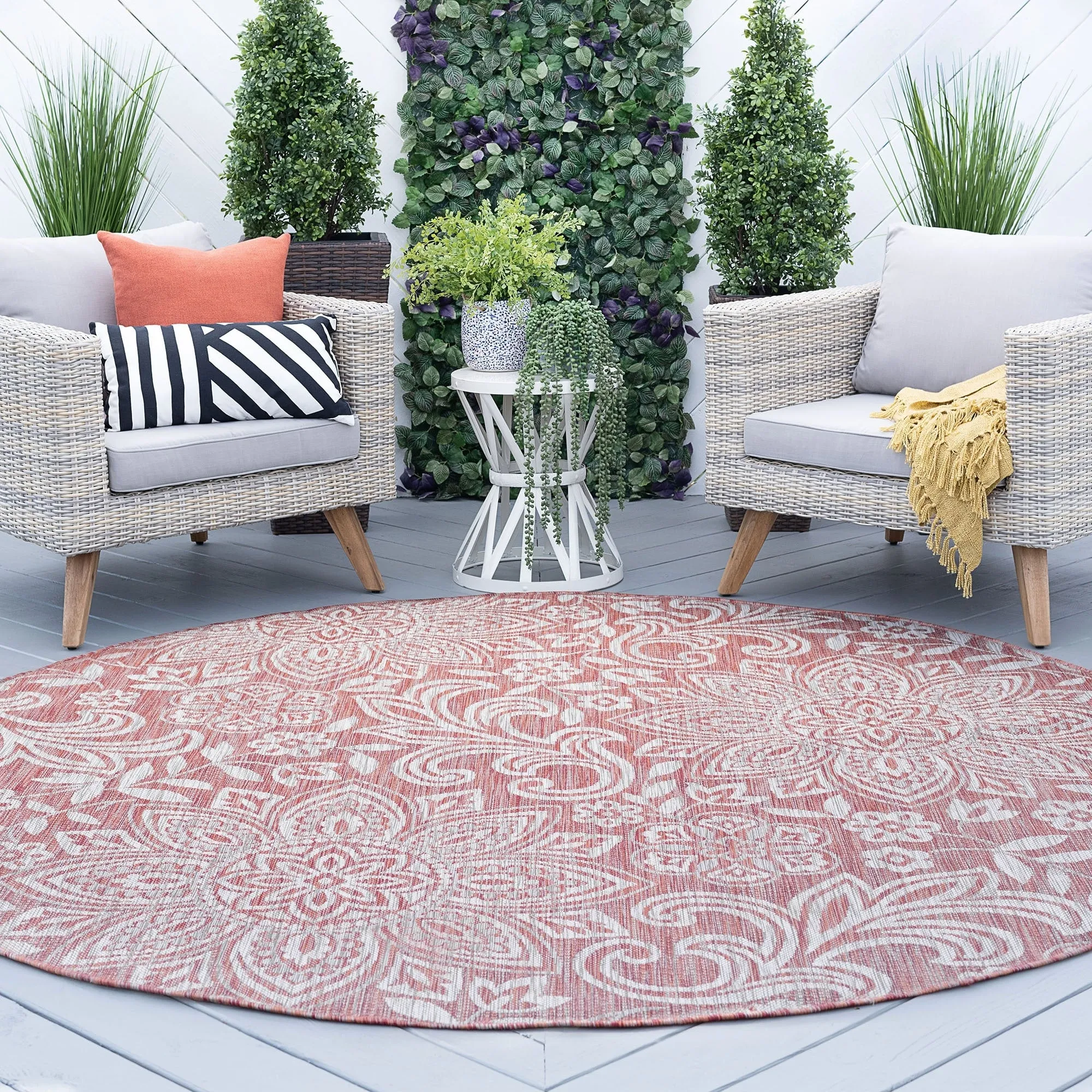 Colonnade Tropical Floral & Botanical Indoor/Outdoor Area Rug