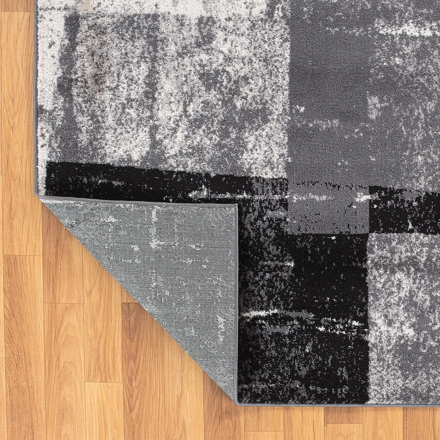 Contemporary Abstract Boxes Area Rug