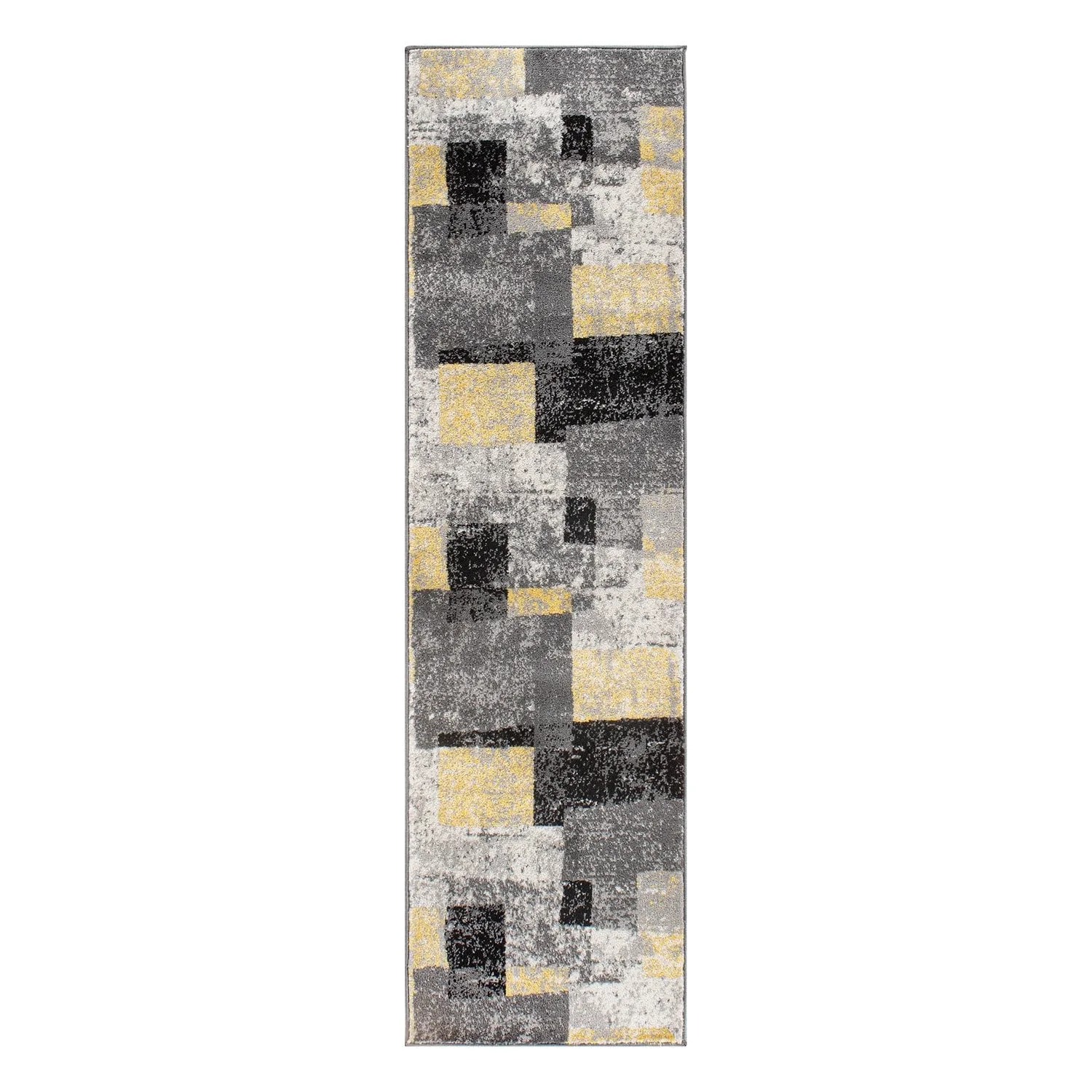 Contemporary Abstract Boxes Area Rug