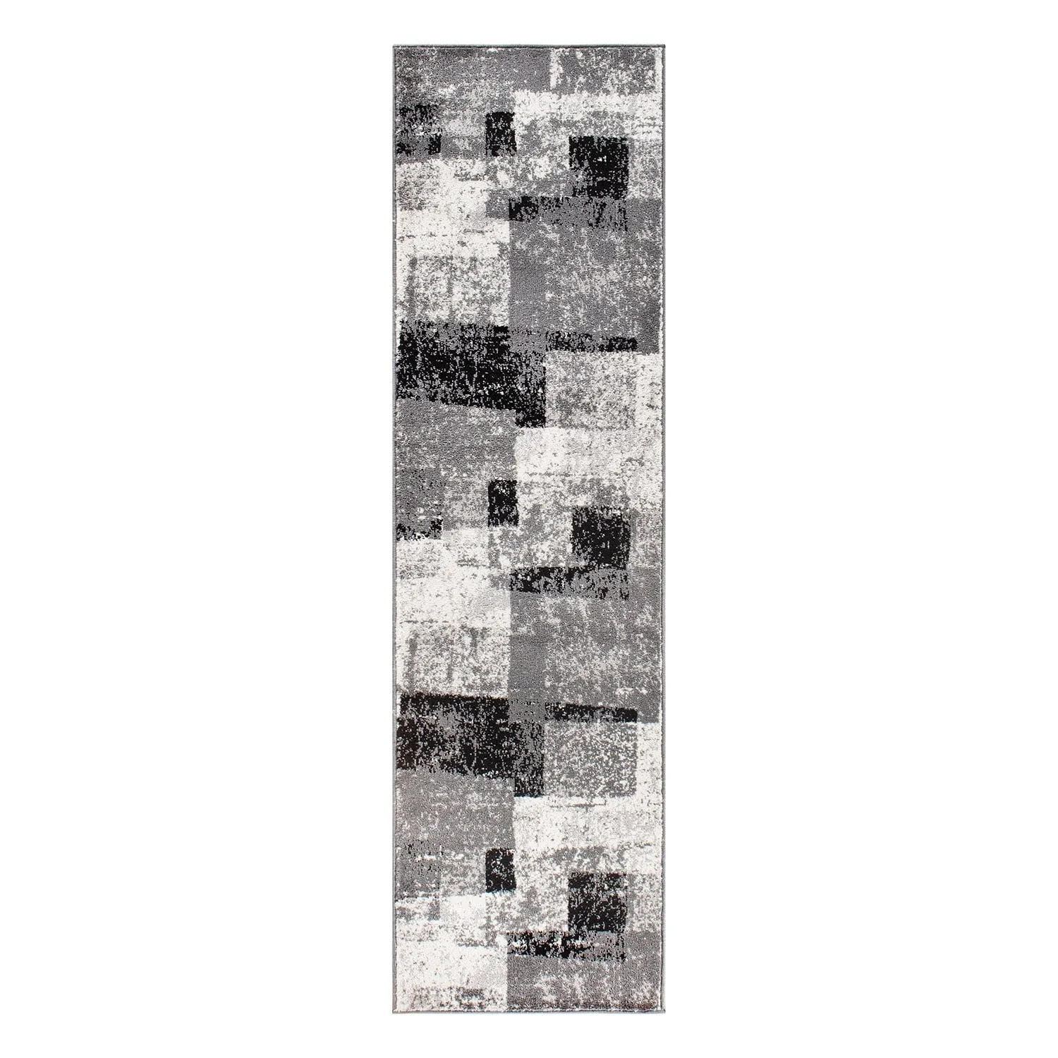 Contemporary Abstract Boxes Area Rug