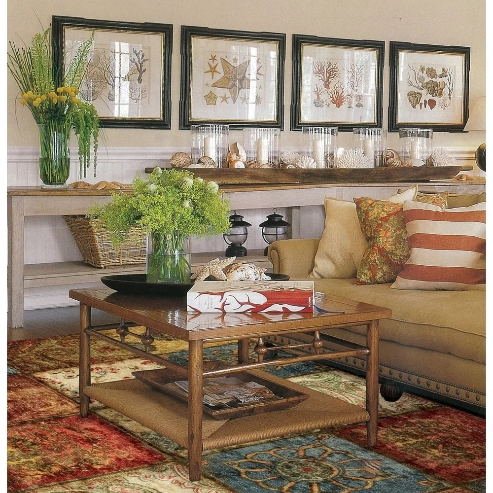 Copper Grove Bienville Rustic Floral Patchwork Tile Area Rug