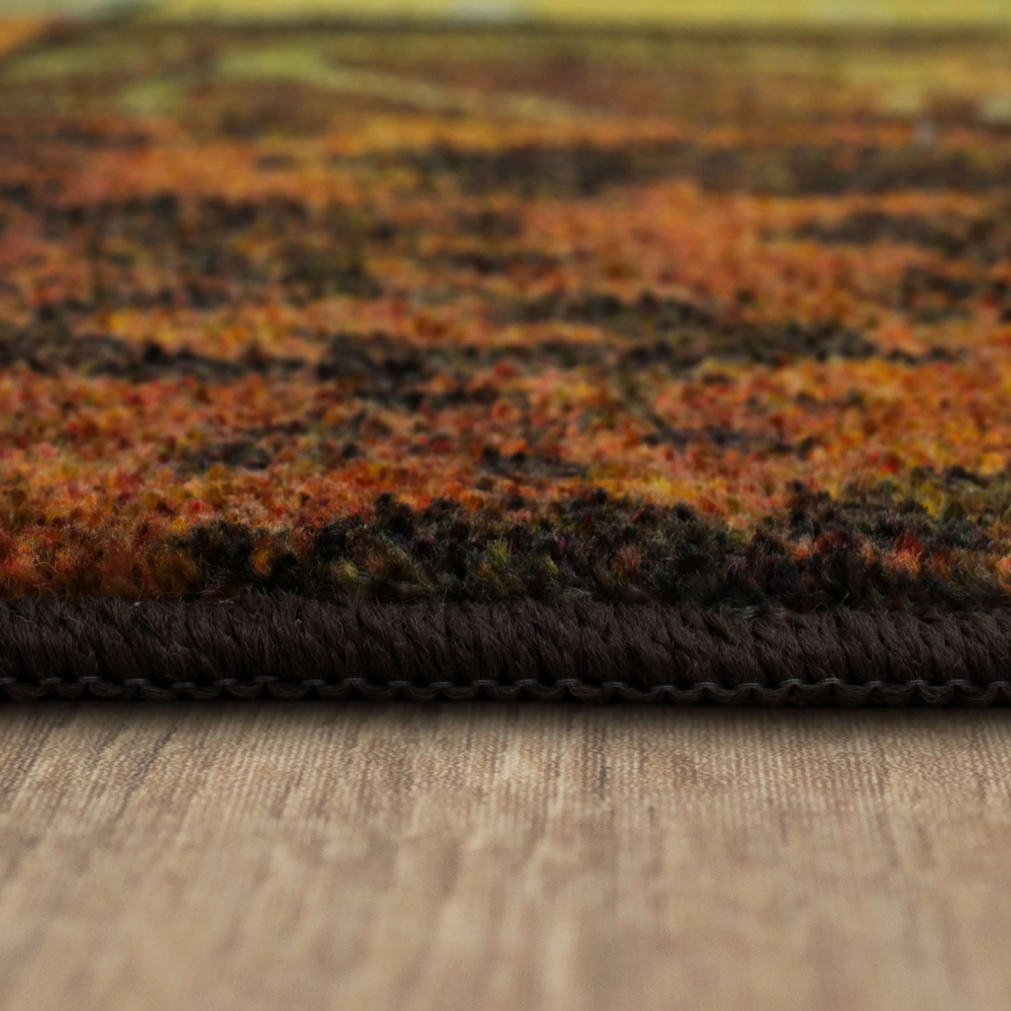 Copper Grove Bienville Rustic Floral Patchwork Tile Area Rug