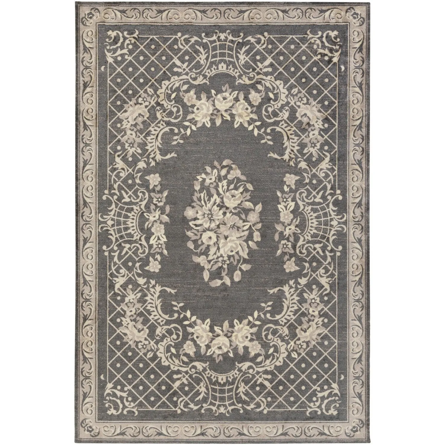 Copper Grove Hilliard Blue Polyester Area Rug