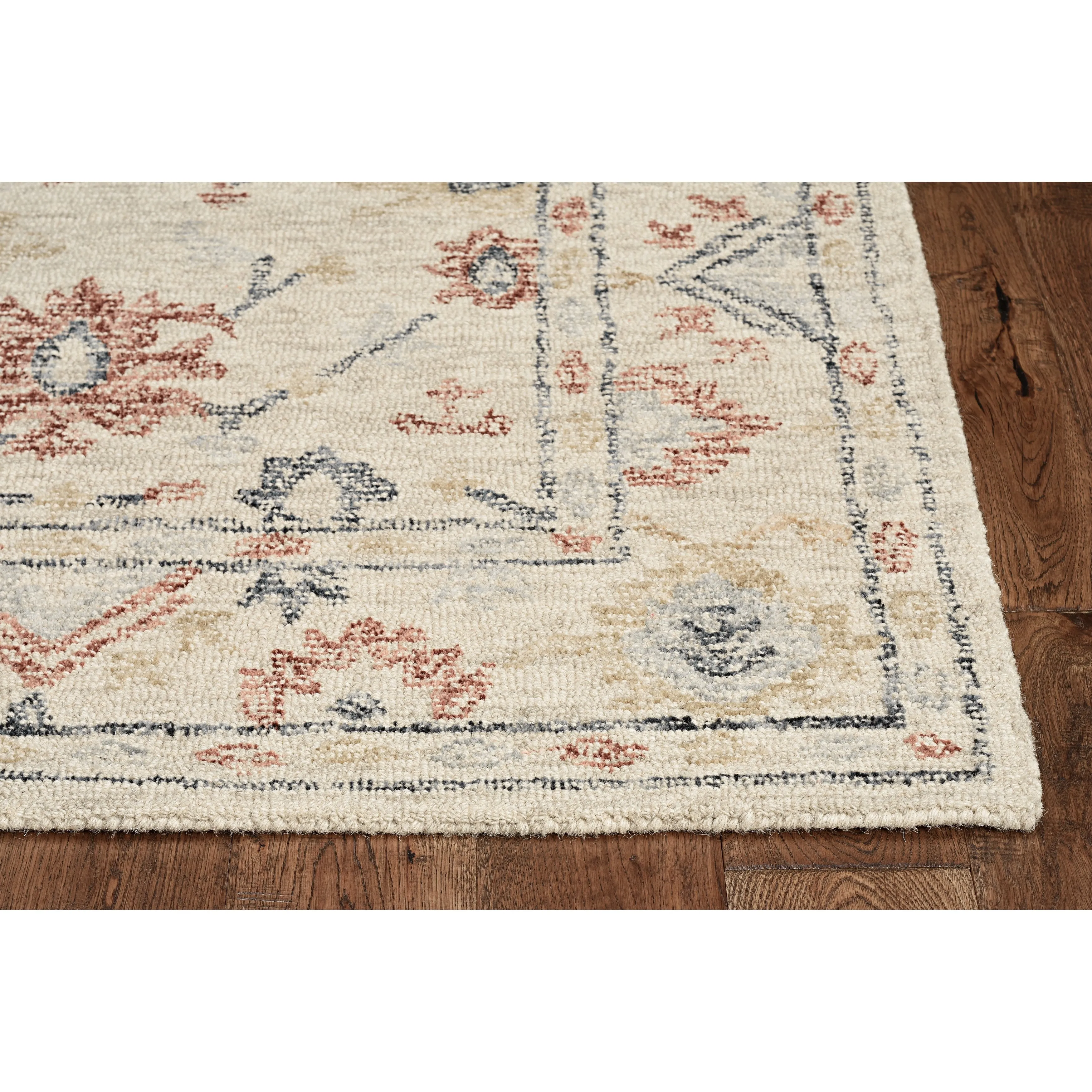 Copper Grove Rodan Hand-Tufted Floral Scroll Rug