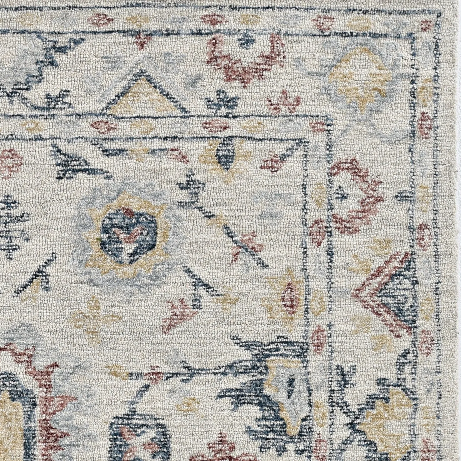 Copper Grove Rodan Hand-Tufted Floral Scroll Rug