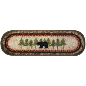 Cozy Cabin Birch Bear Tread Non Skid Lodge Stair Treads 9x30