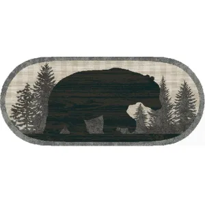Cozy Cabin Papa Bear Accent Rug 20x44