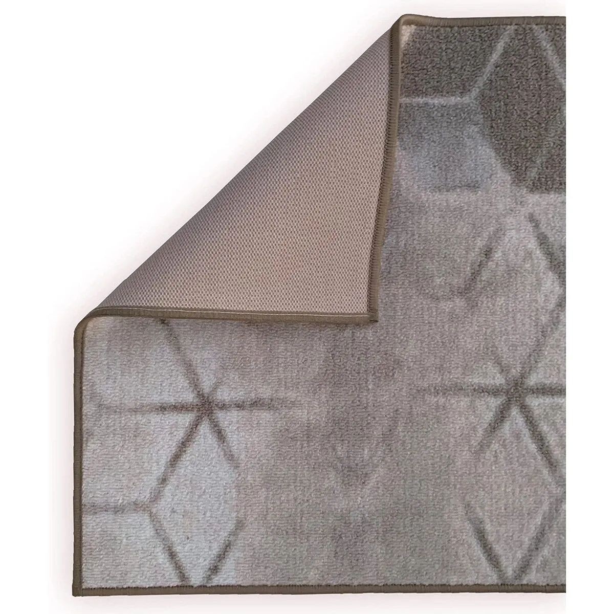 Custom Size Cubes Abstract 31 Inch Wide Non-Slip Stair Runner Rug