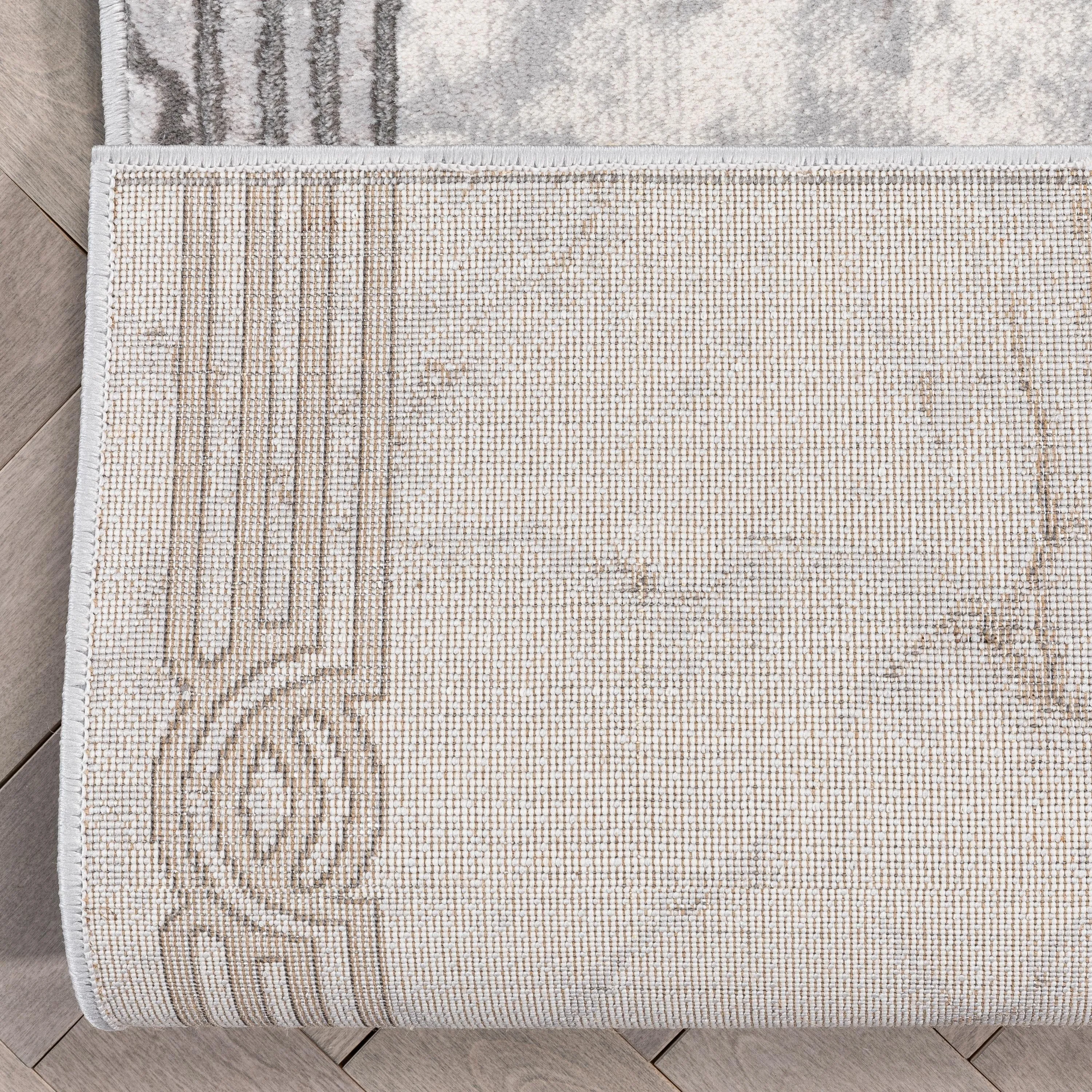 Custom Size Runner Fairmont Huntington Glam Marble Border Stair Rug