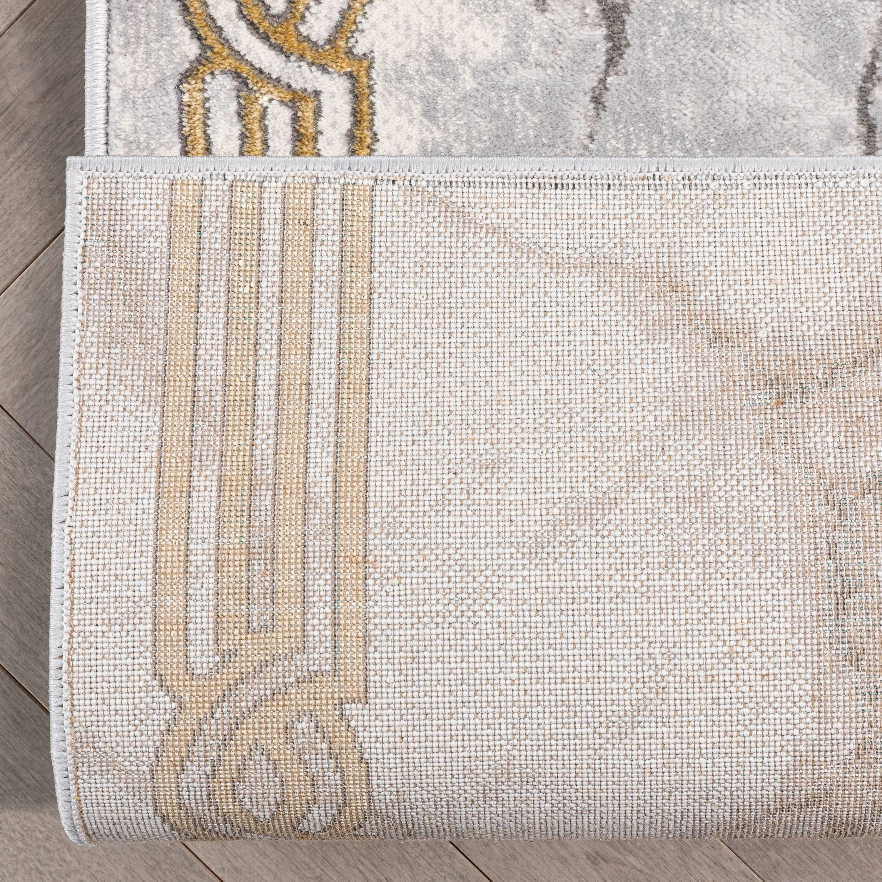 Custom Size Runner Fairmont Huntington Glam Marble Border Stair Rug