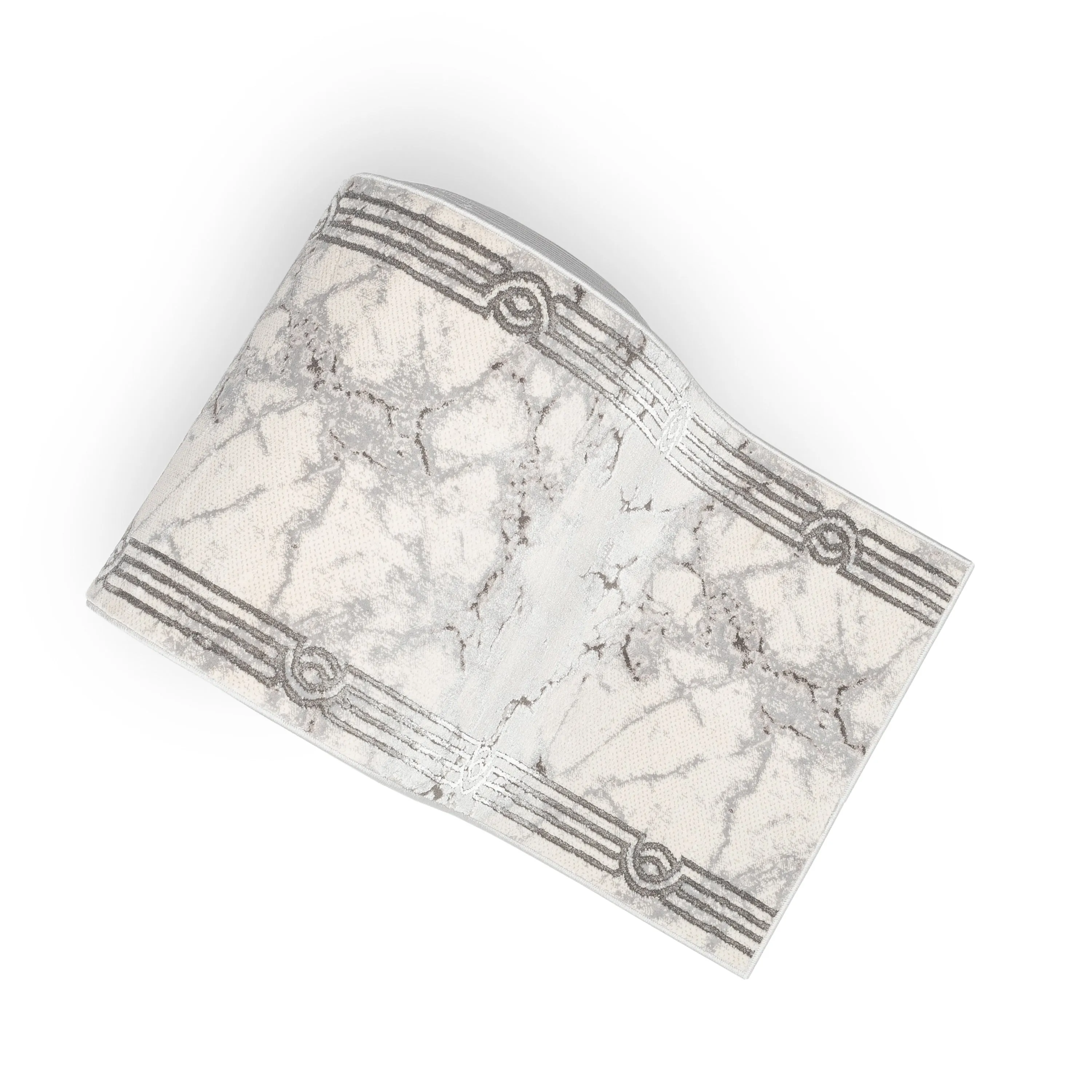 Custom Size Runner Fairmont Huntington Glam Marble Border Stair Rug